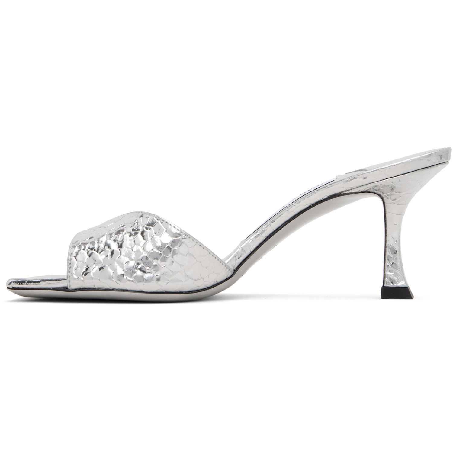  Jimmy Choo Silver Skye 70 Heeled Sandals 