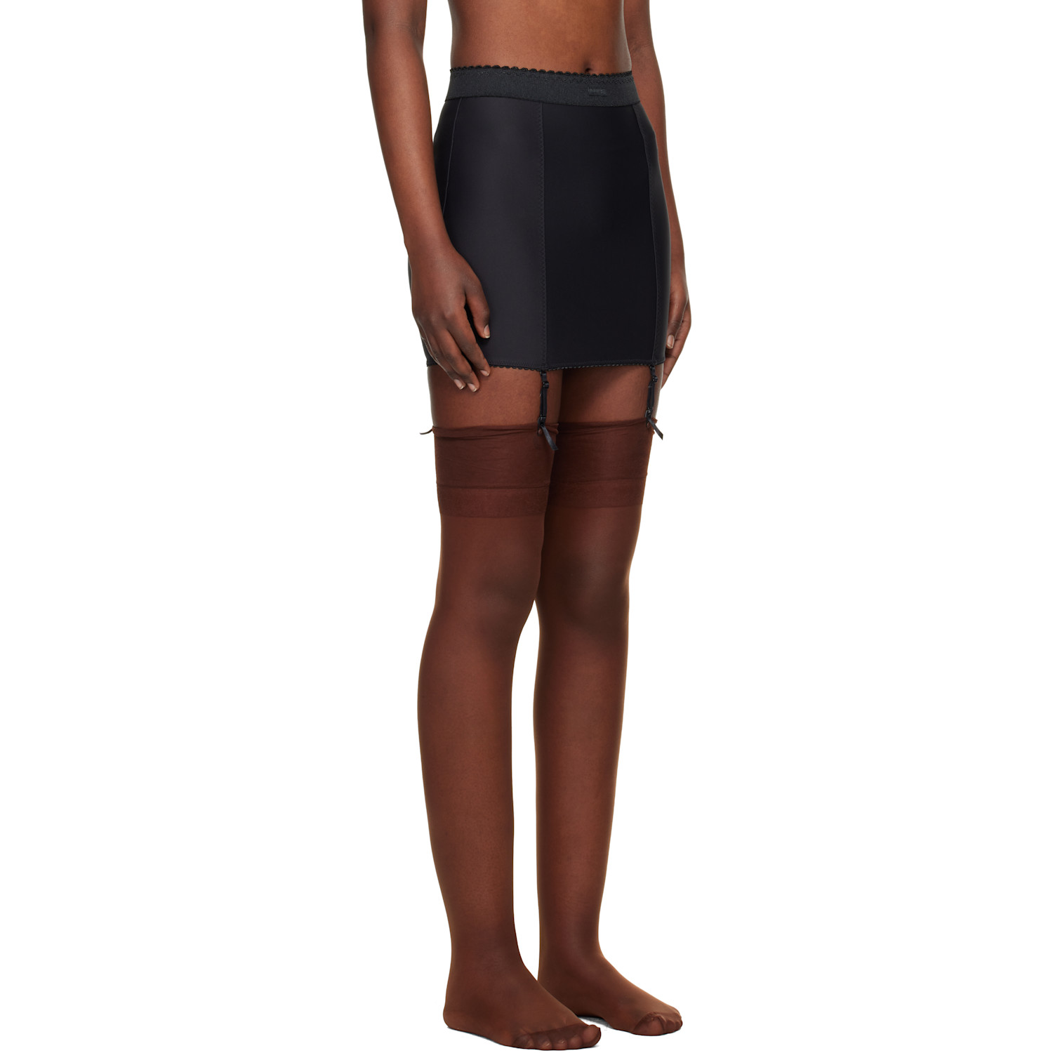  Skims Black Skims Body Garter Miniskirt 