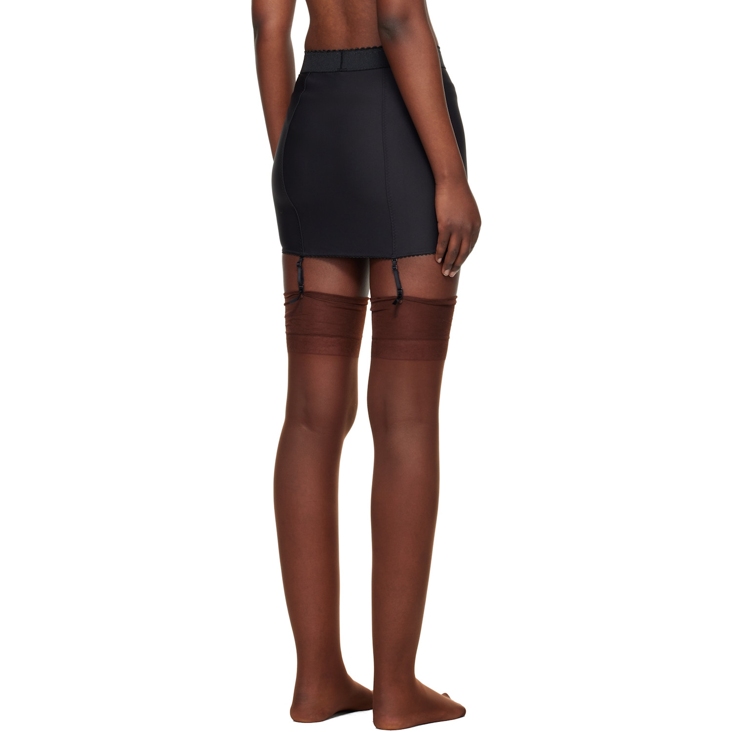  Skims Black Skims Body Garter Miniskirt 