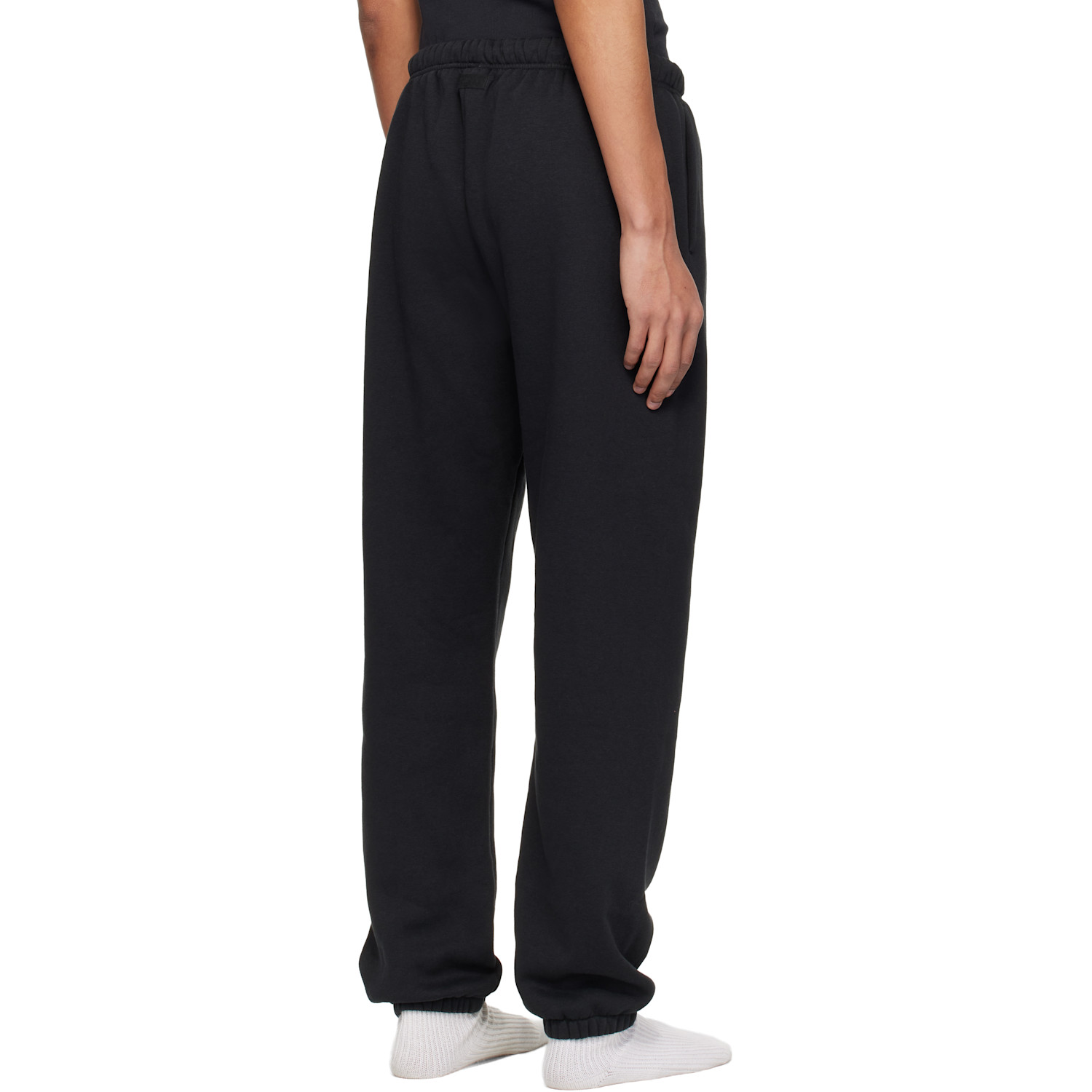  Skims Black Fleece Lounge Relaxed Sweatpants 