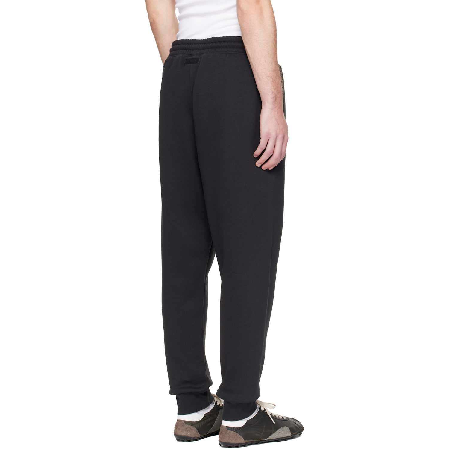  Skims Black Fleece Lounge Tapered Jogger Sweatpants 