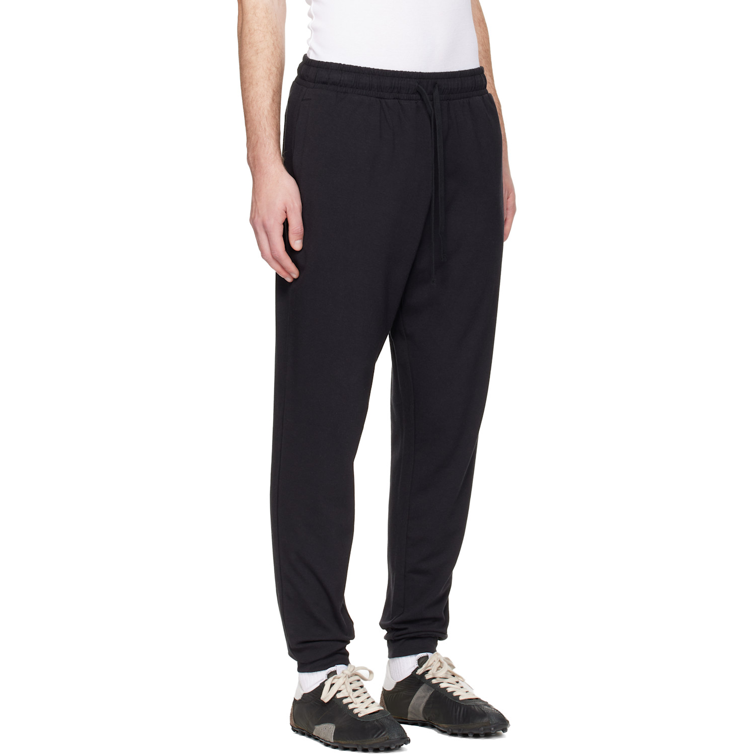  Skims Black Jersey Lounge Jogger Sweatpants 