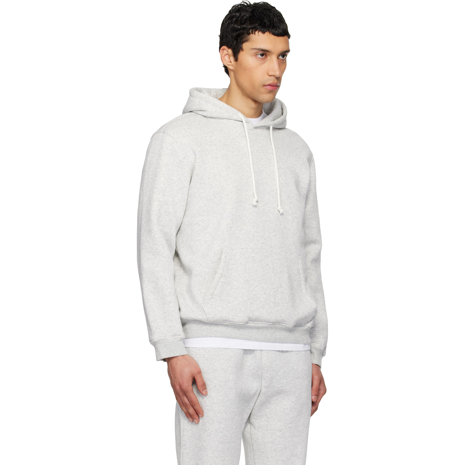  Skims Gray Fleece Lounge Classic Hoodie 