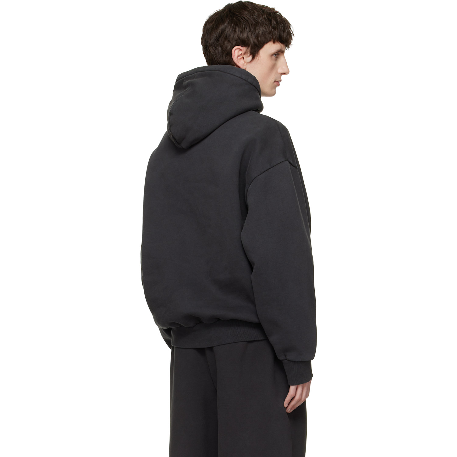  Skims Black Heavyweight Fleece Hoodie 