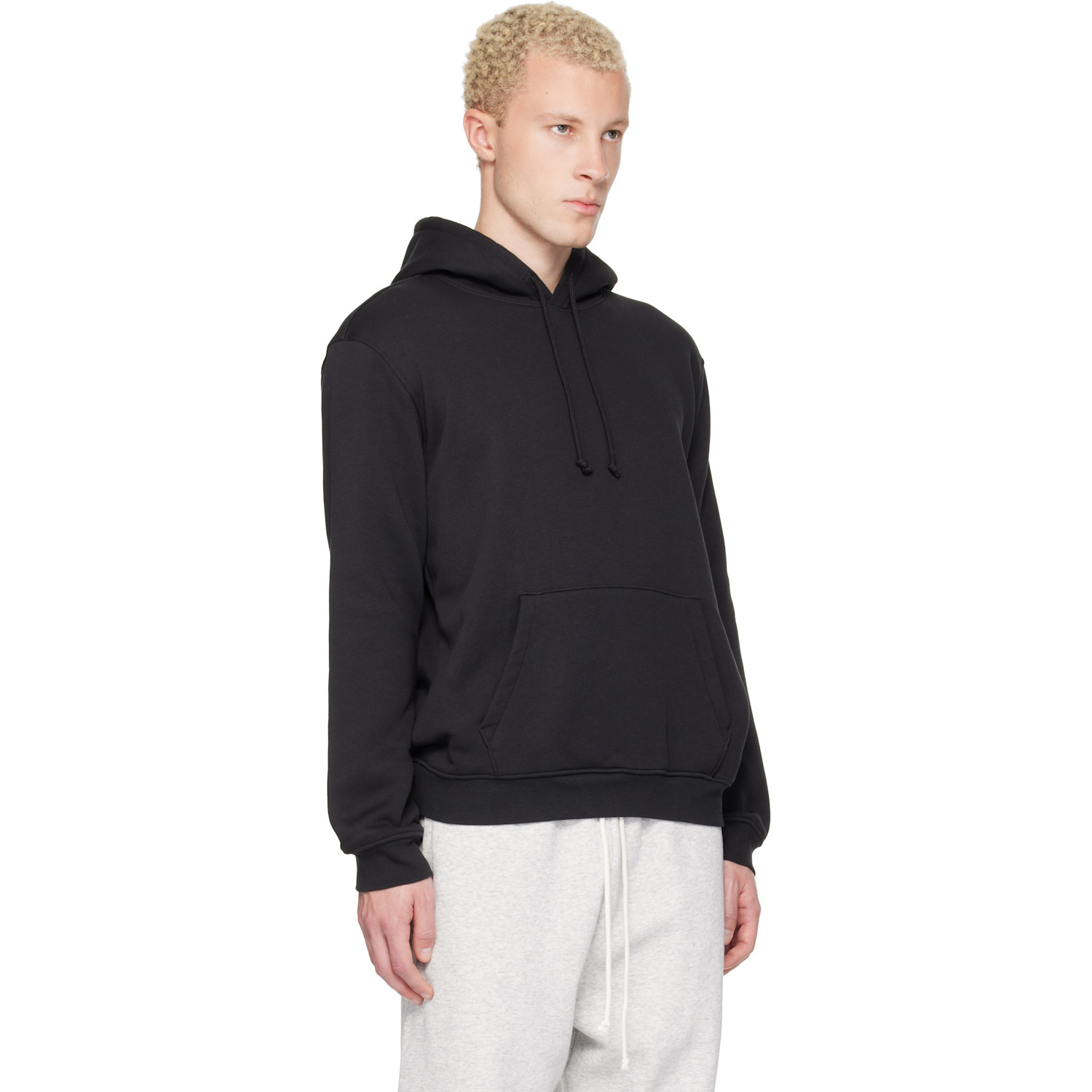  Skims Black Fleece Lounge Classic Hoodie 