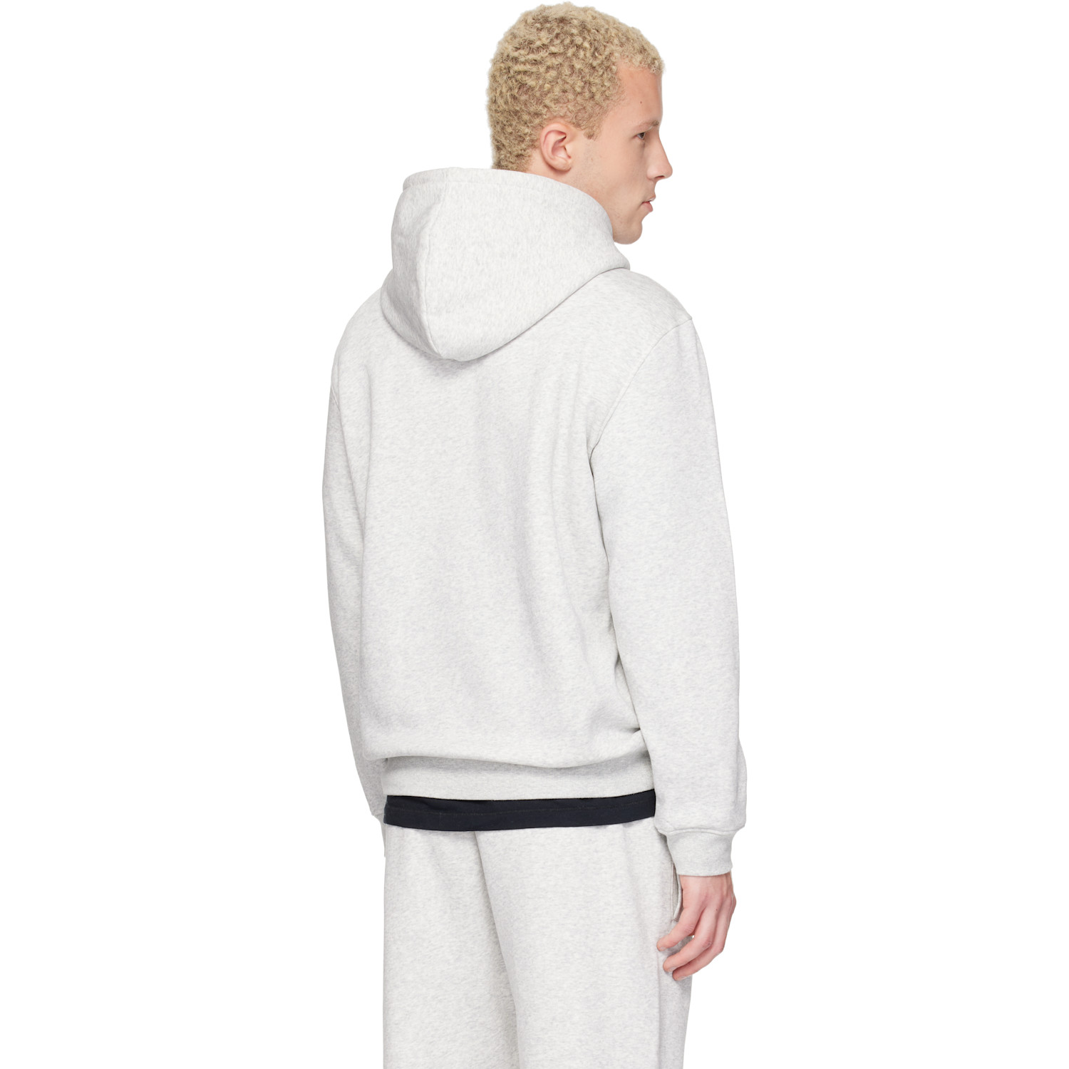  Skims Gray Fleece Lounge Classic Hoodie 