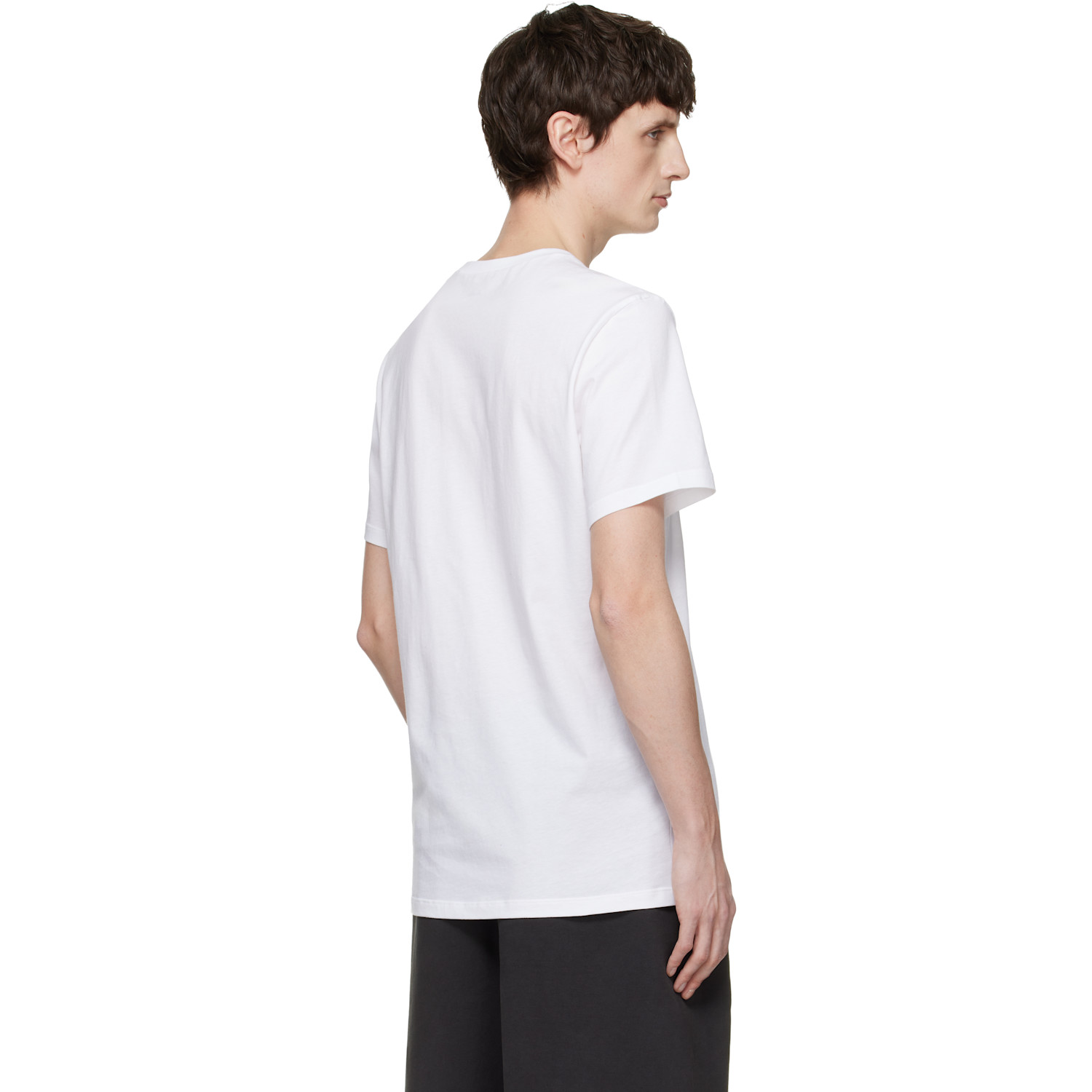  Skims Three-pack White Skims Basics Lightweight T-shirts 