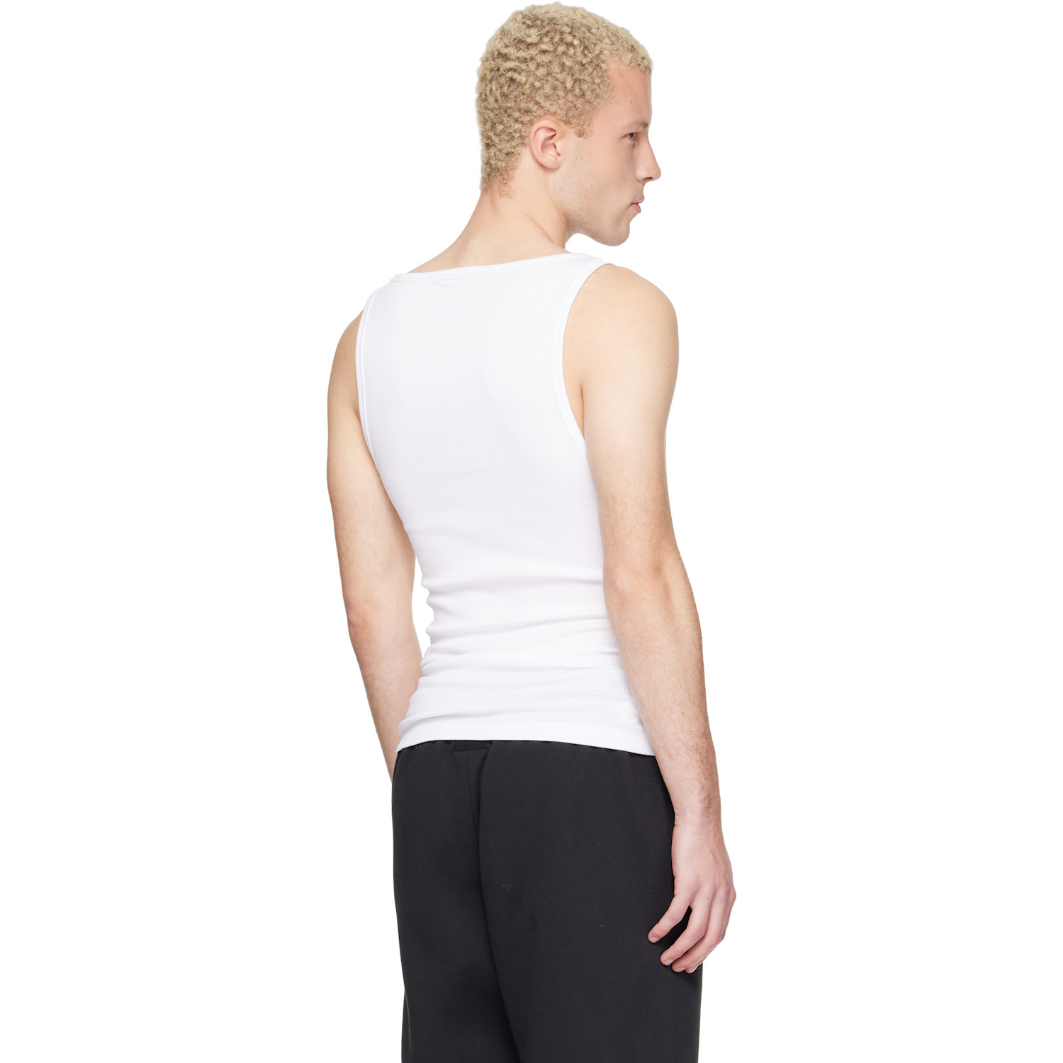  Skims Three-pack White Skims Cotton Rib Tank Tops 
