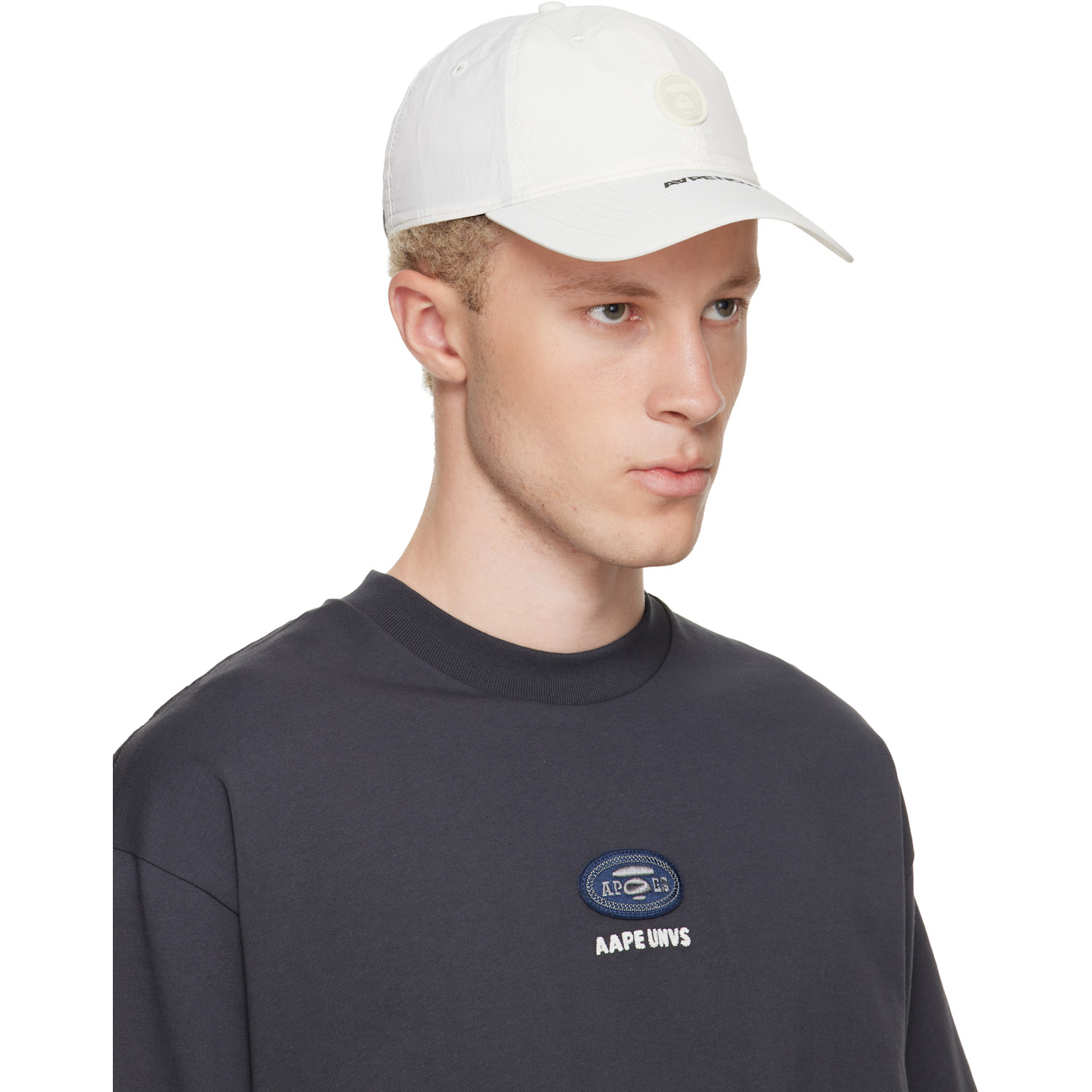  Aape By A Bathing Ape Off-white Aapenow Moonface Cap 