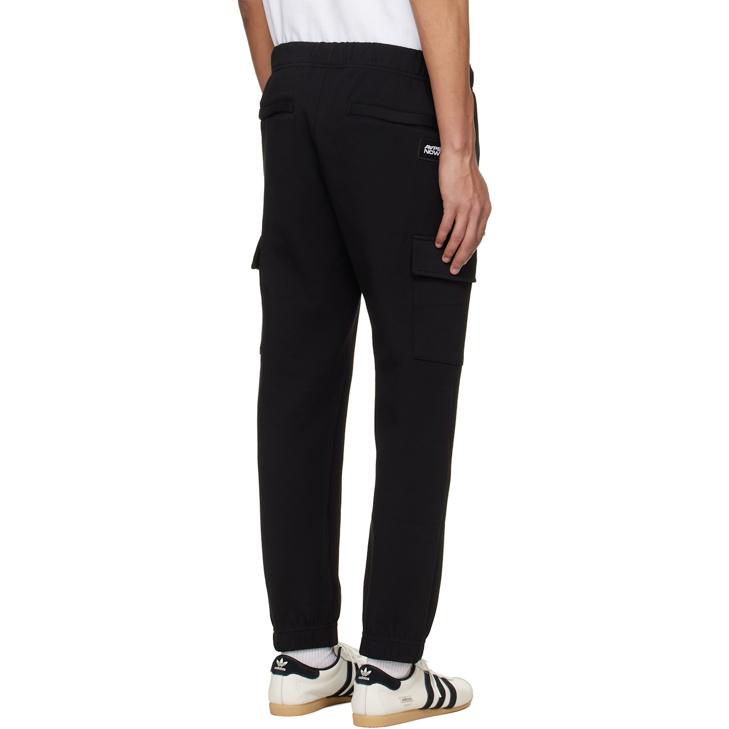  Aape By A Bathing Ape Black Aape Now Sweatpants 