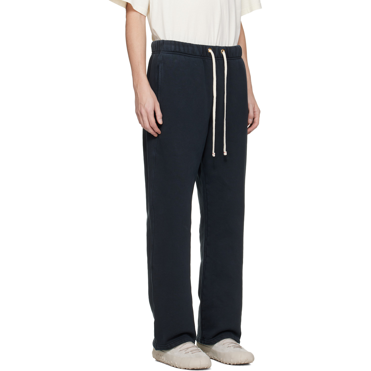 Les Tien Black Heavyweight Classic Sweatpants 