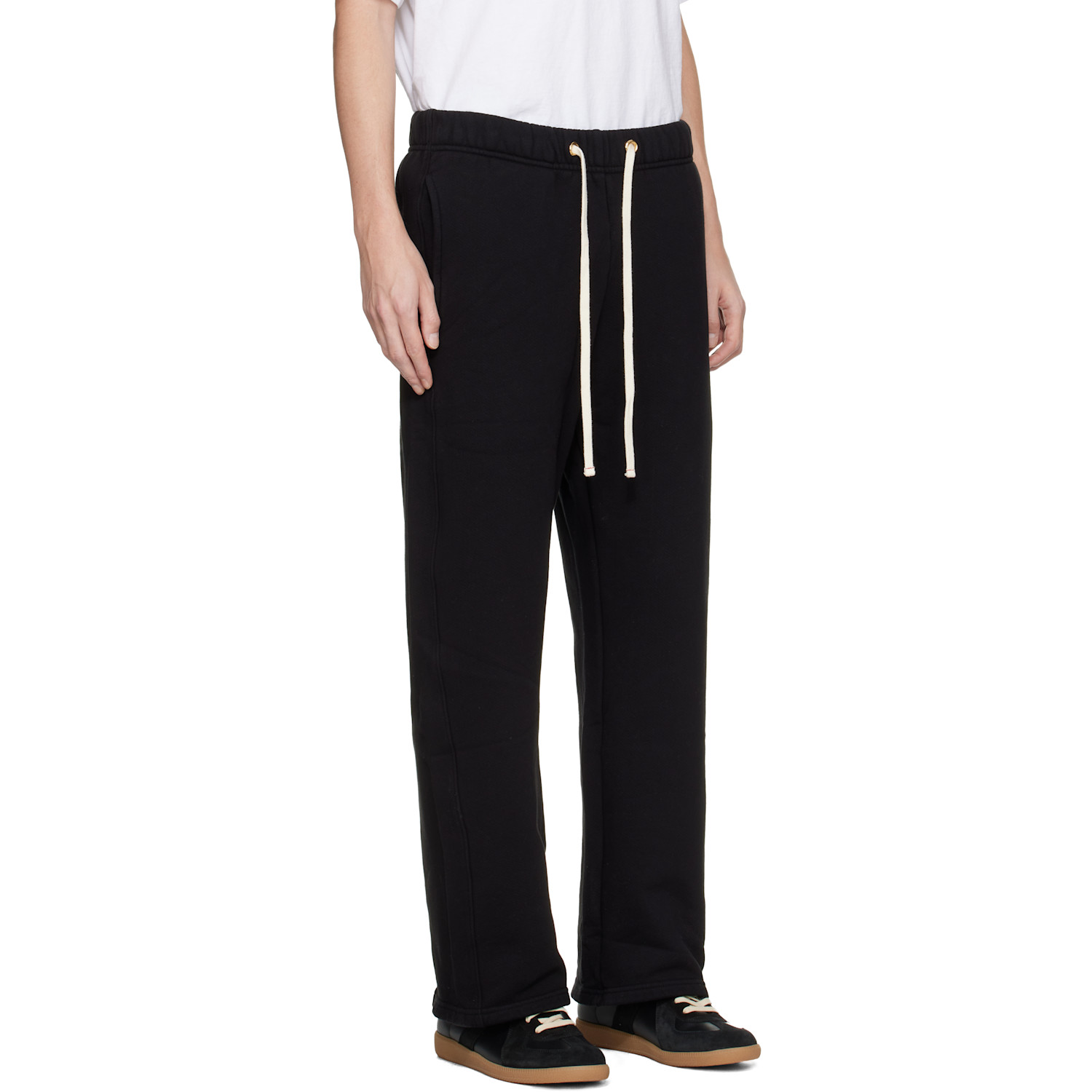  Les Tien Black Heavyweight Classic Sweatpants 