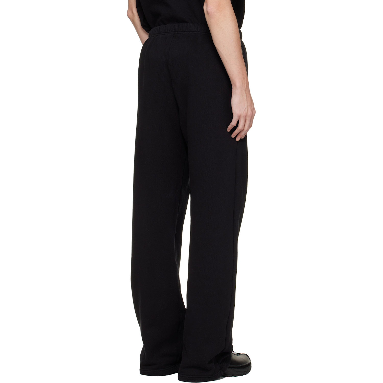  Les Tien Black Heavyweight Puddle Sweatpants 