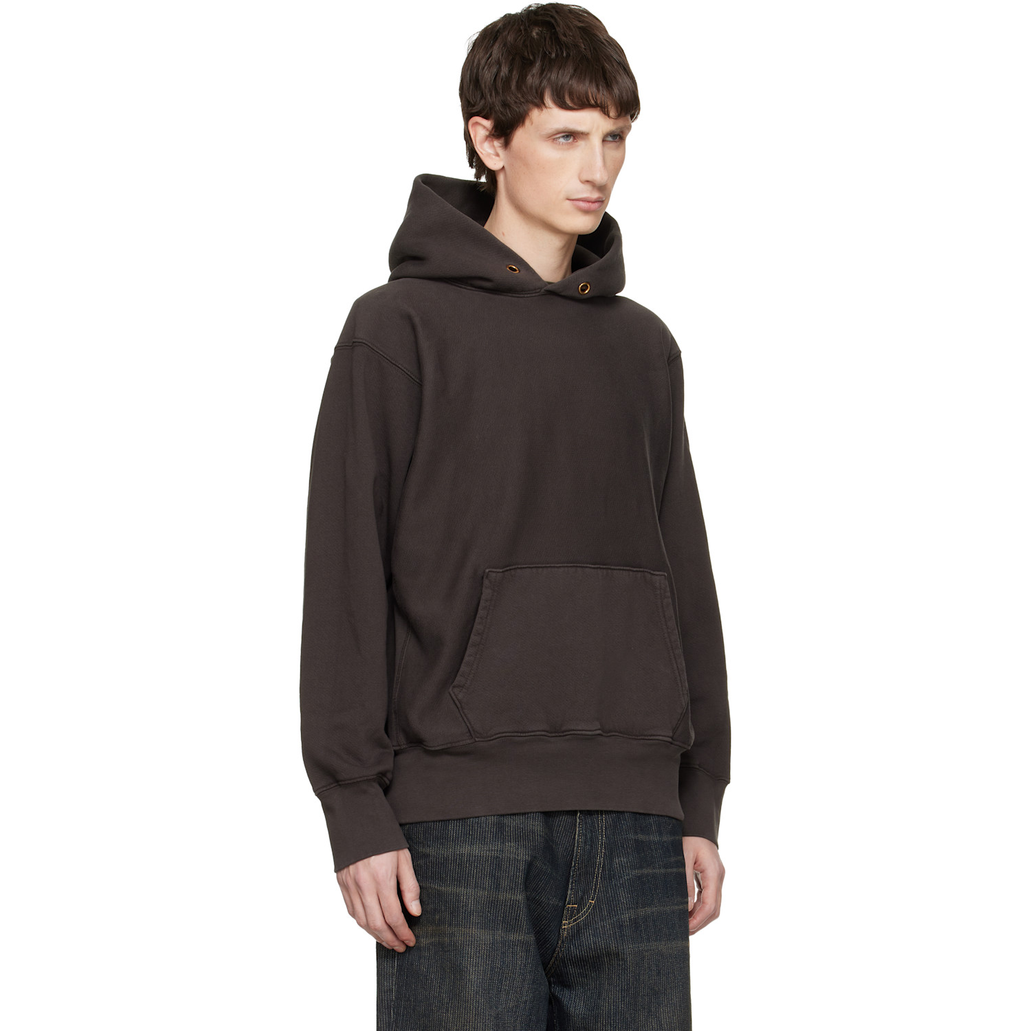  Les Tien Gray Heavyweight Hoodie 