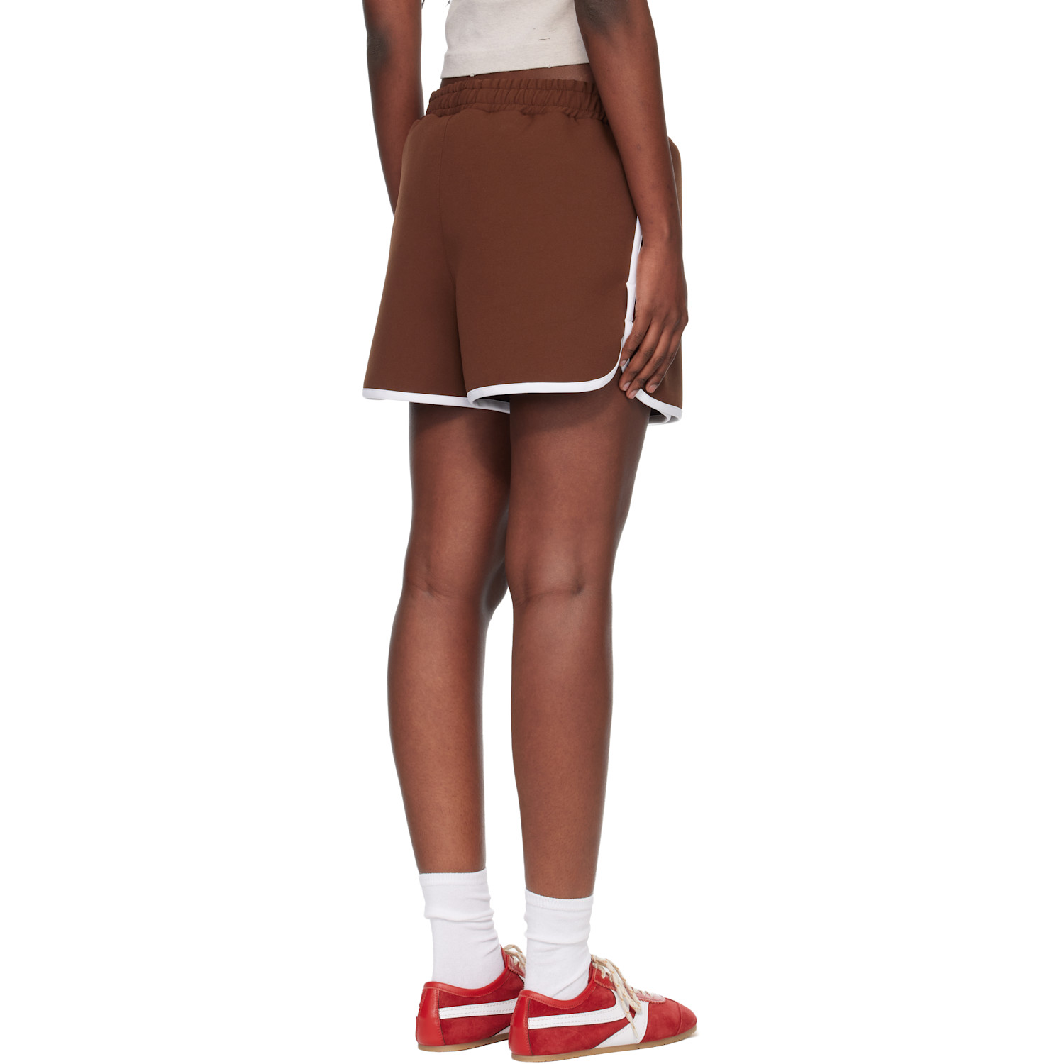  Maison Mihara Yasuhiro Brown Jogger Shorts 