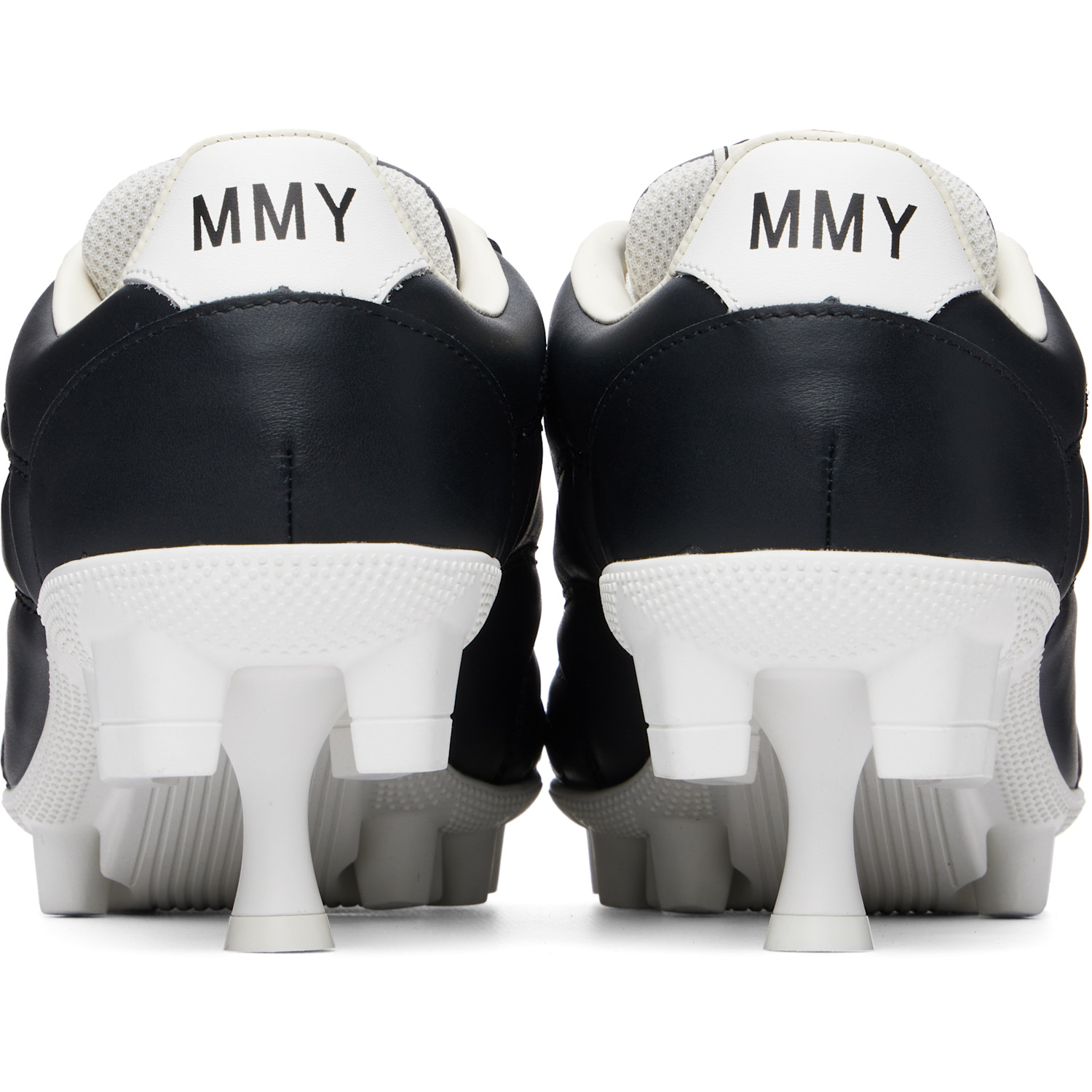  Maison Mihara Yasuhiro Black Spike Sole Sneaker Heels 