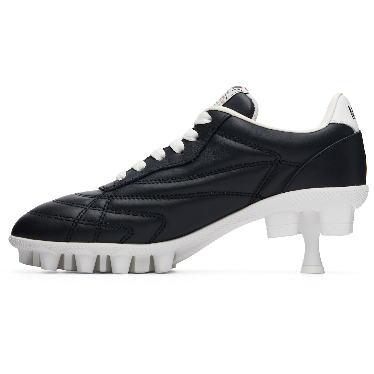  Maison Mihara Yasuhiro Black Spike Sole Sneaker Heels 