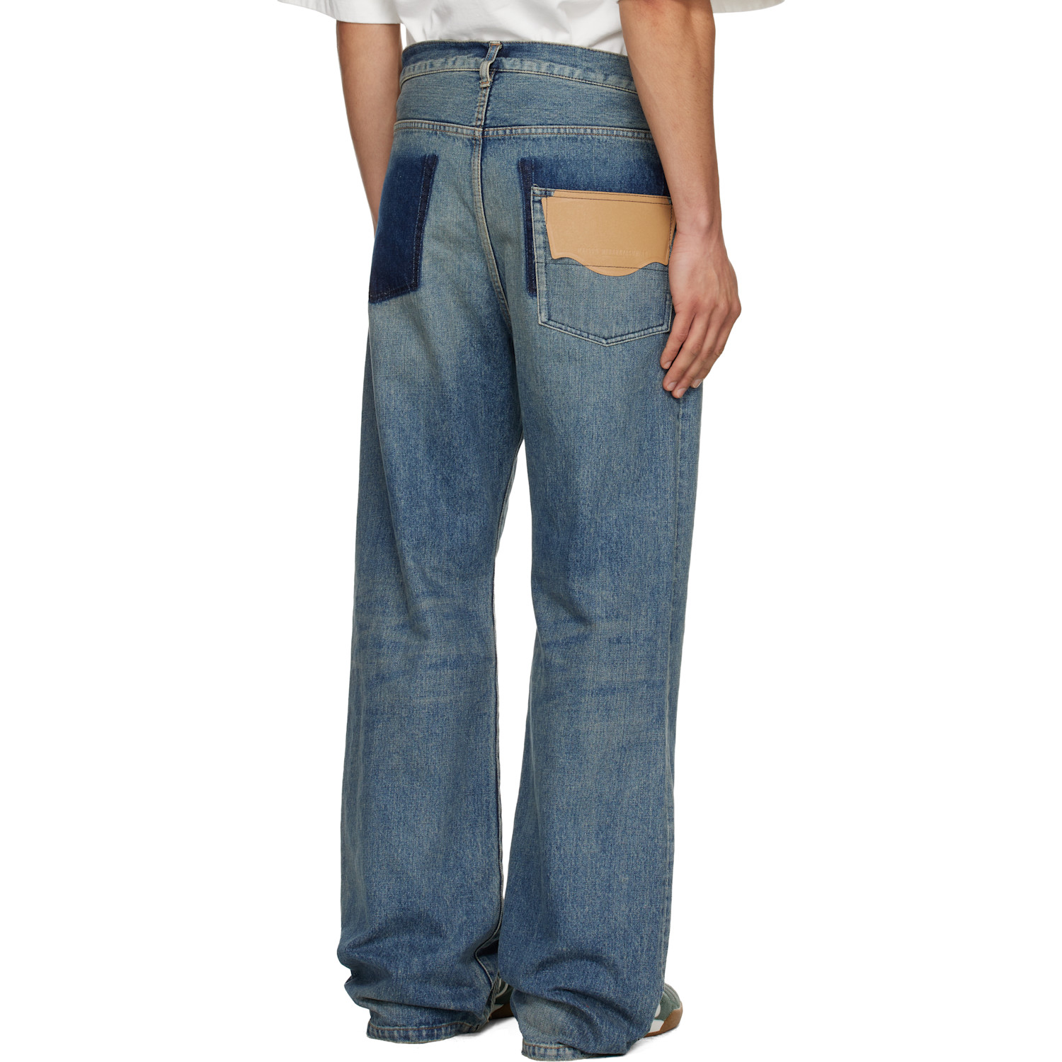  Maison Mihara Yasuhiro Blue Flared Jeans 