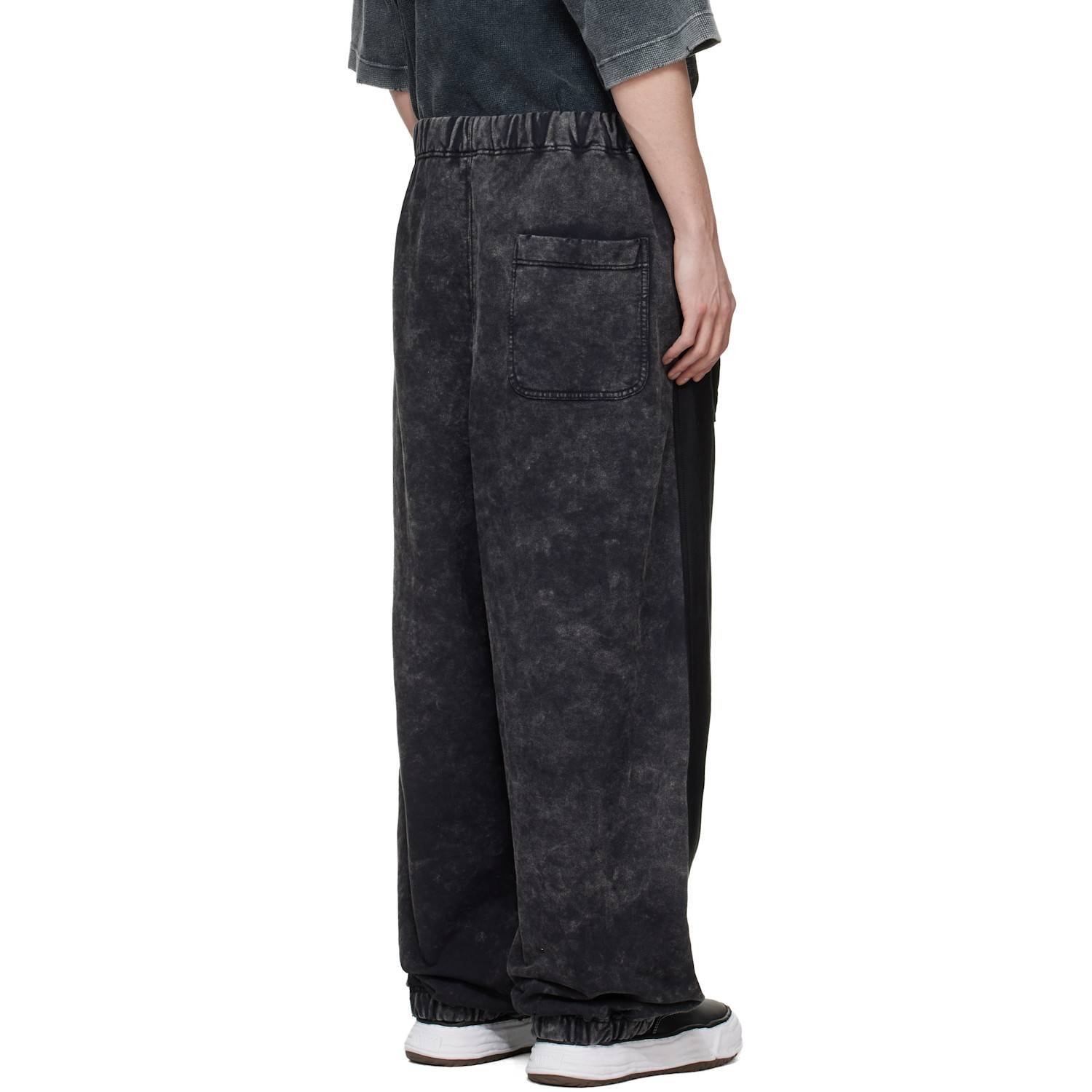  Maison Mihara Yasuhiro Black Sweat Pants Combined Cargo Pants 