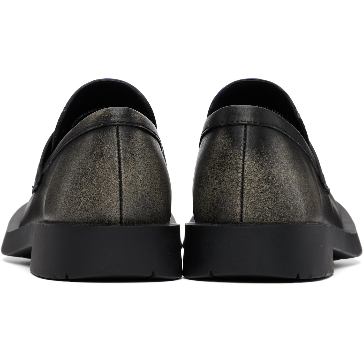  Camperlab Black Mil 1978 Leather Loafers 