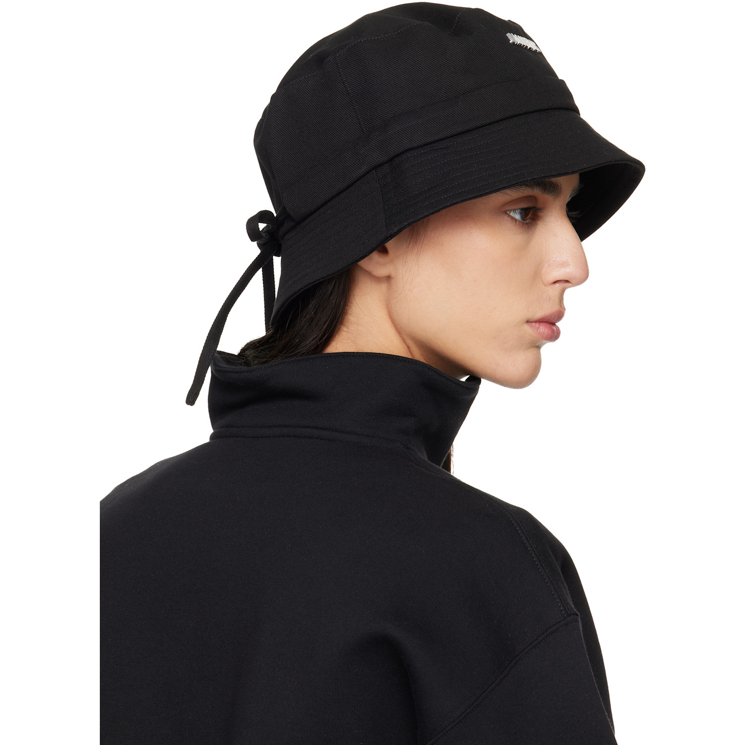  Jacquemus Black Les Classiques 'the Gadjo' Bucket Hat 