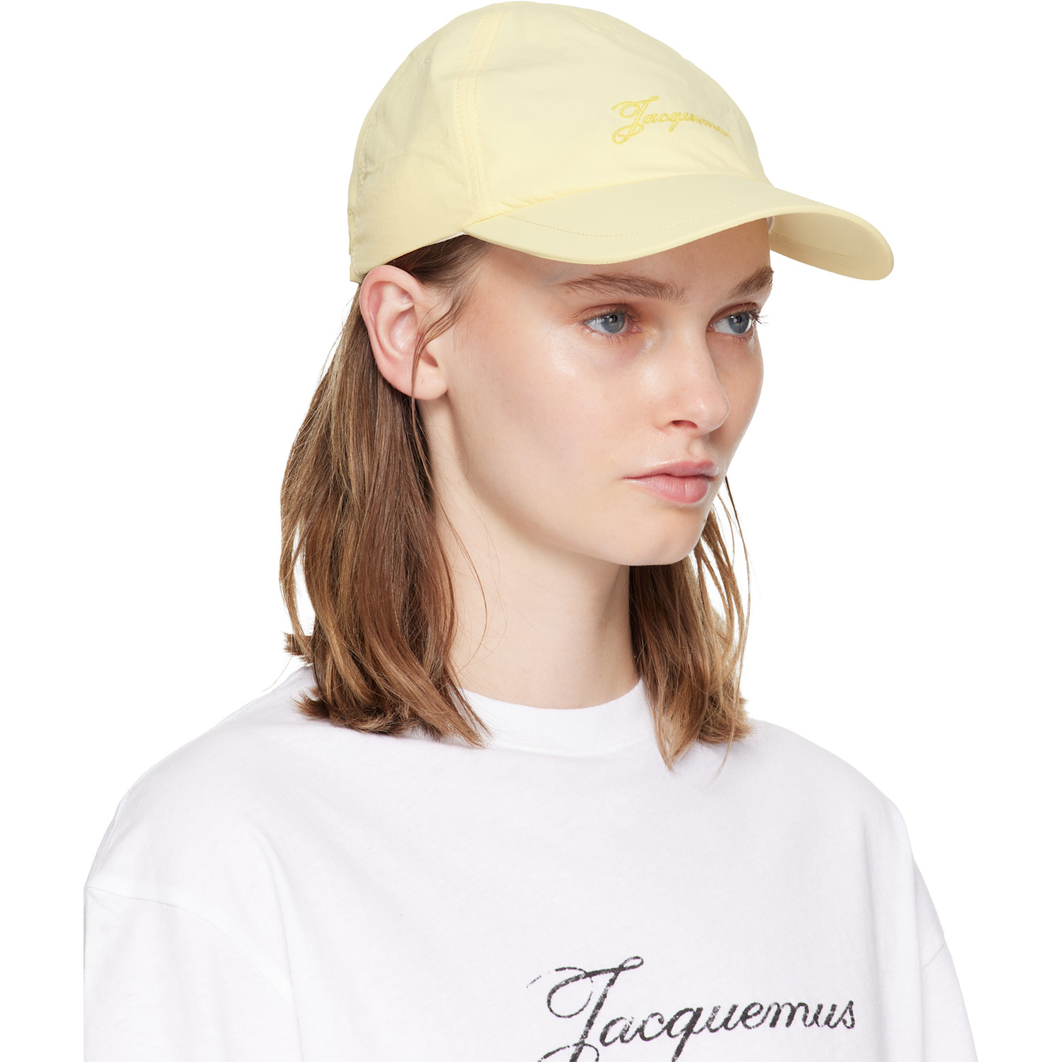  Jacquemus Yellow 'the Baluchon' Baseball Cap 