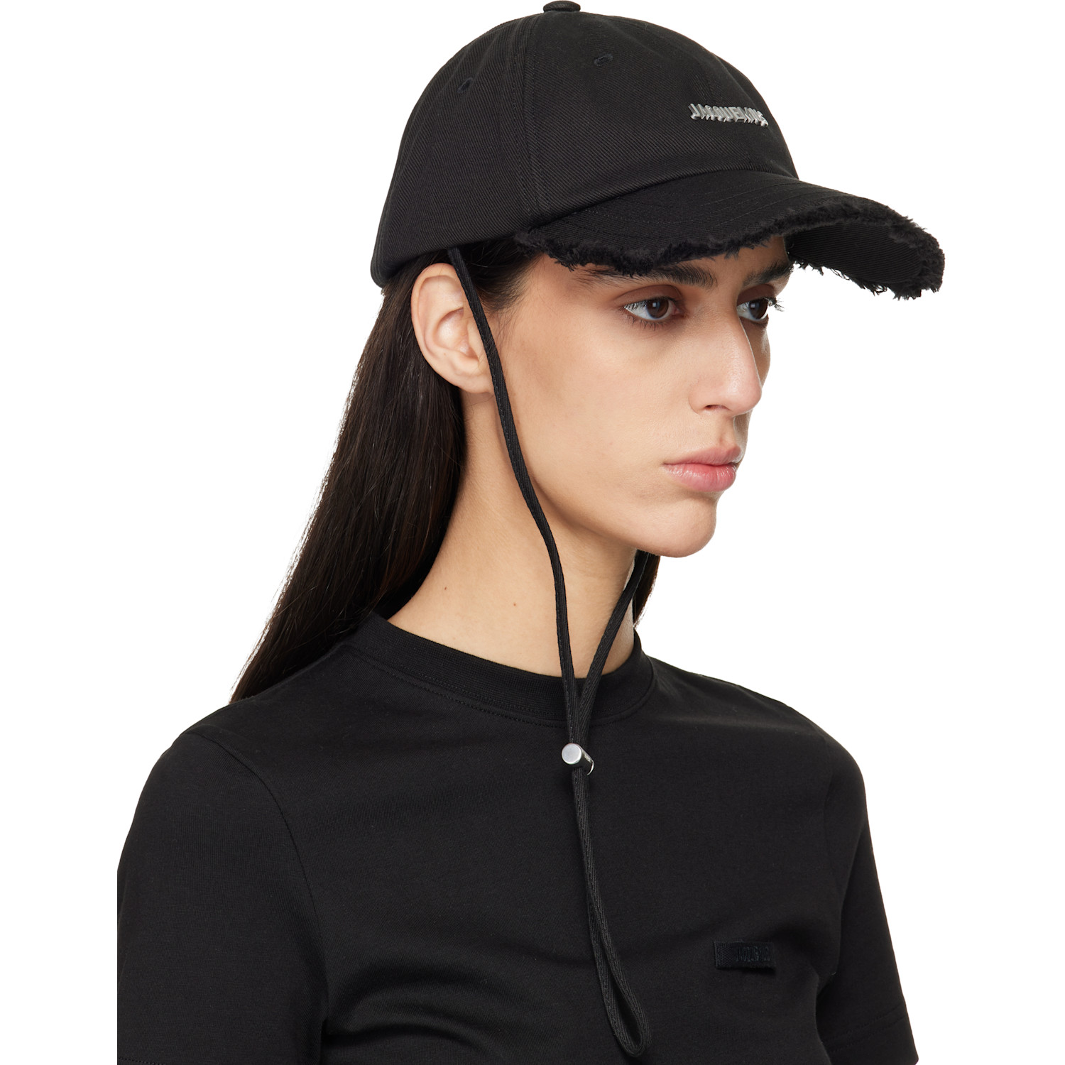  Jacquemus Black Les Classiques 'the Artichaut' Denim Cap 
