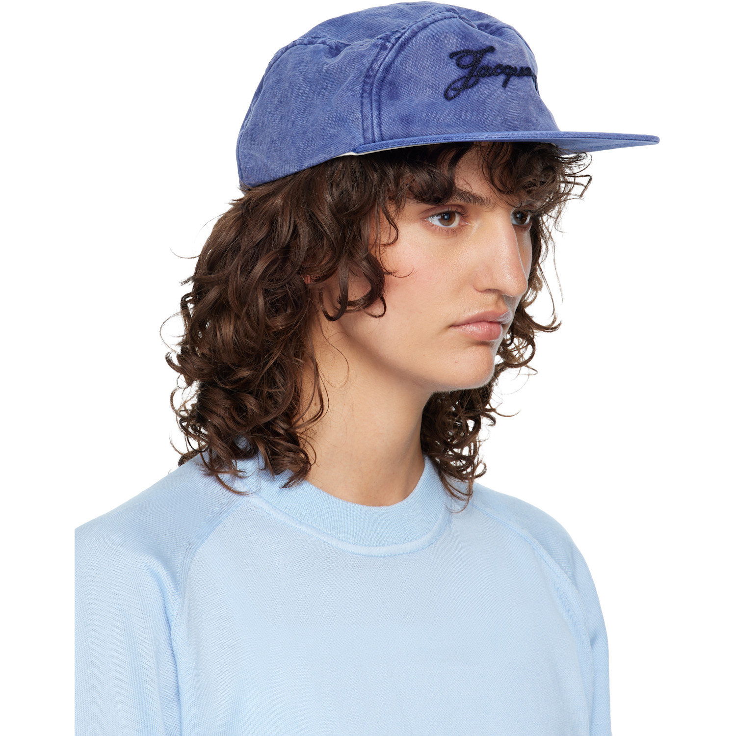  Jacquemus Blue 'la Casquette Gardian' Cap 