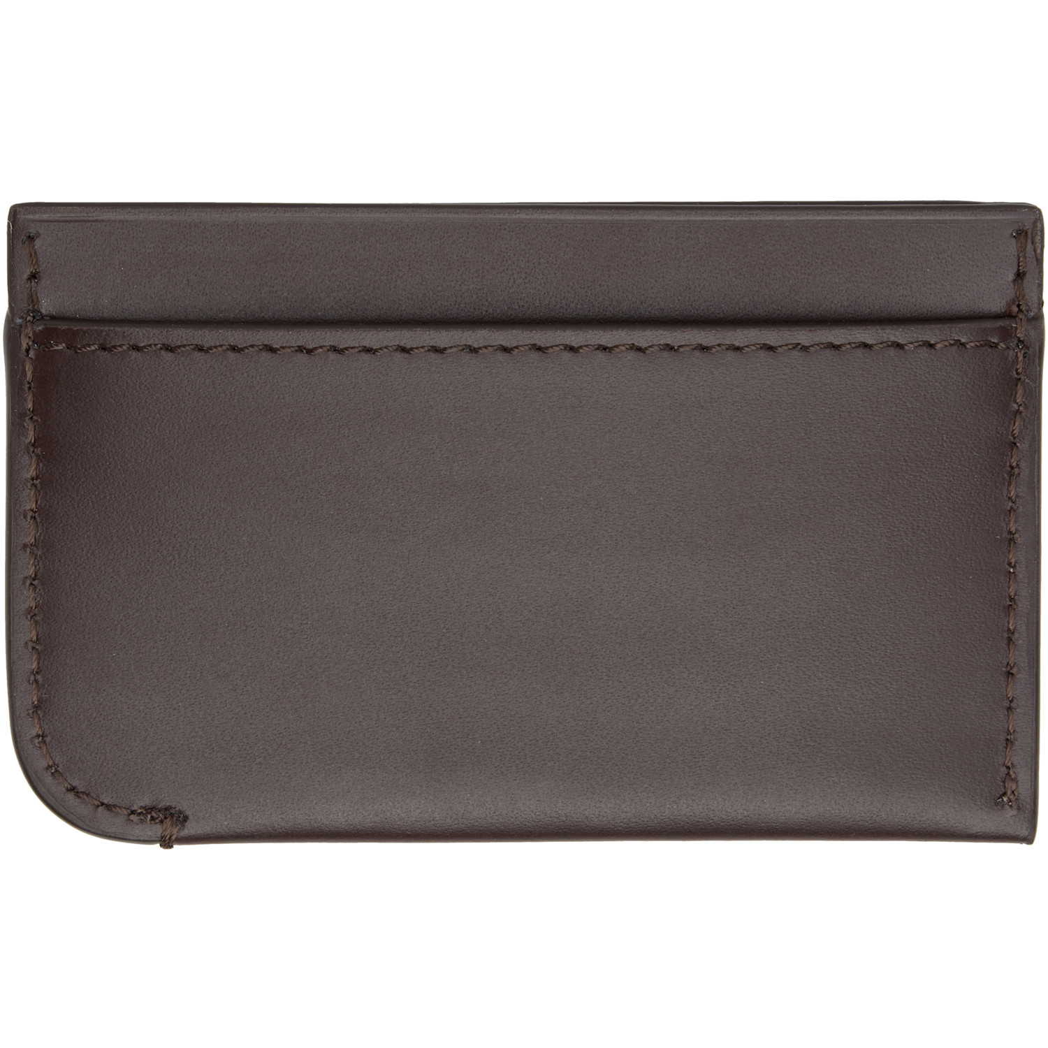  Jacquemus Brown 'le Porte Curvo' Card Holder 
