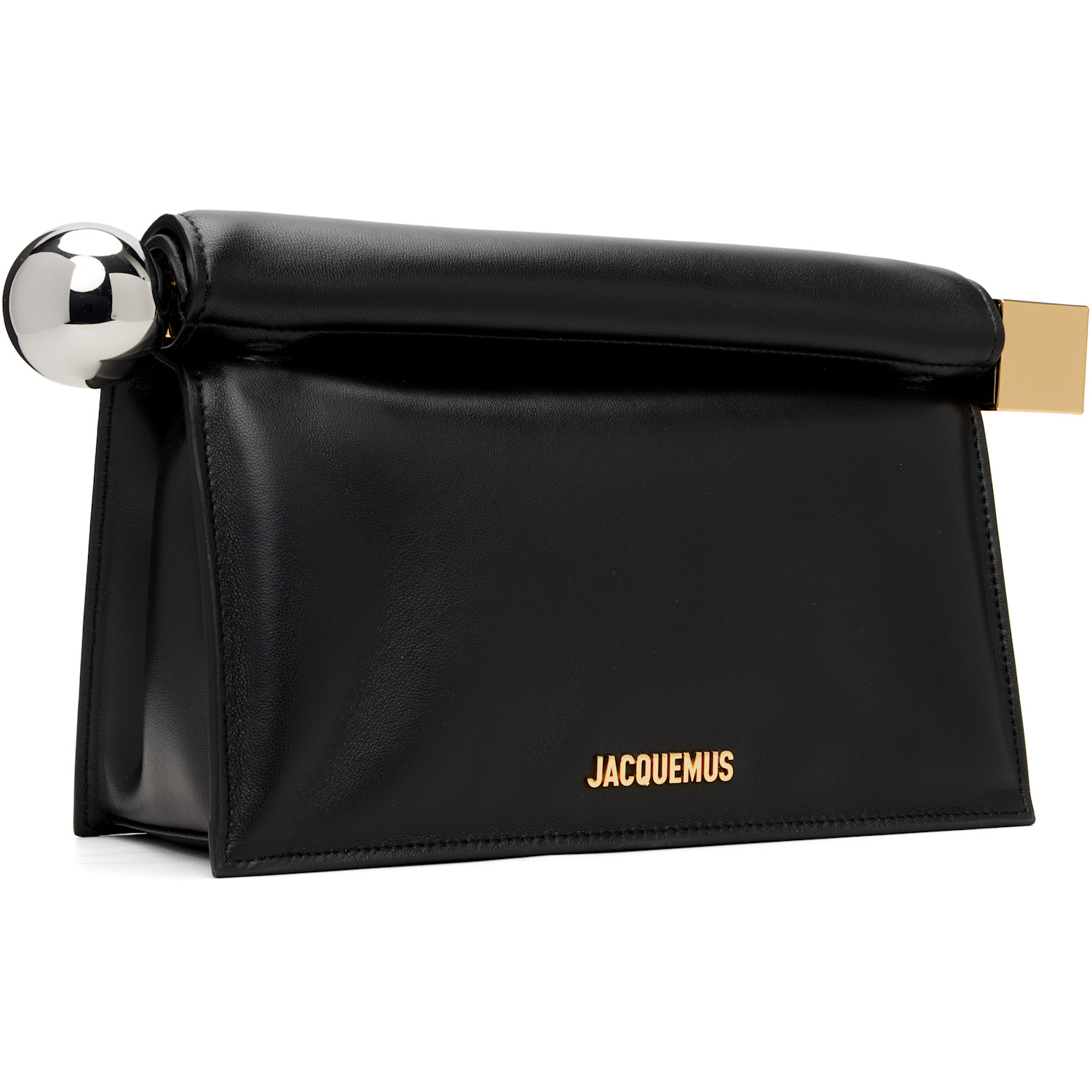  Jacquemus Black Les Classiques 'the Rond Carré' Clutch 