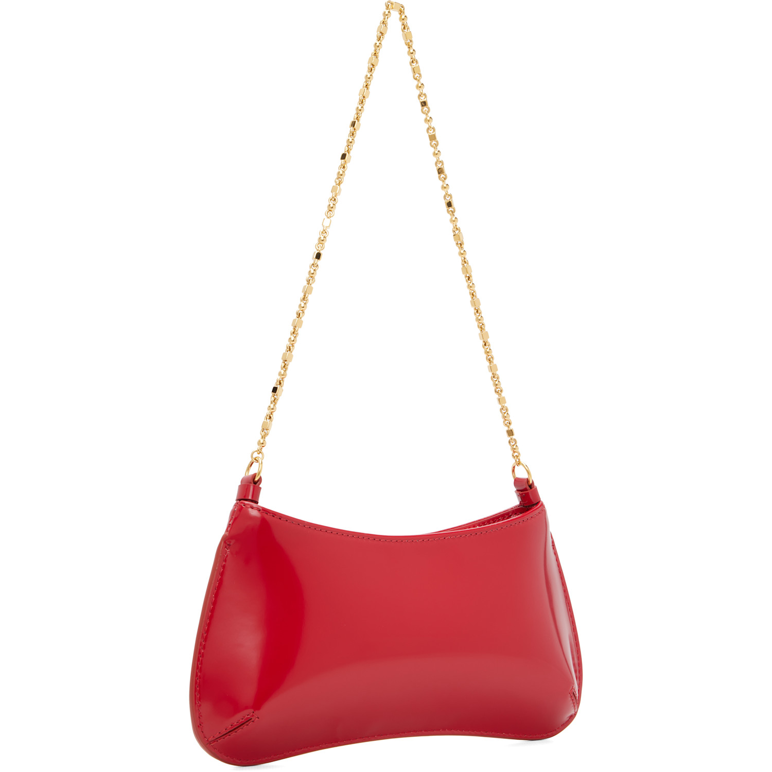  Jacquemus Red 'the Small Bisou Chaine' Bag 