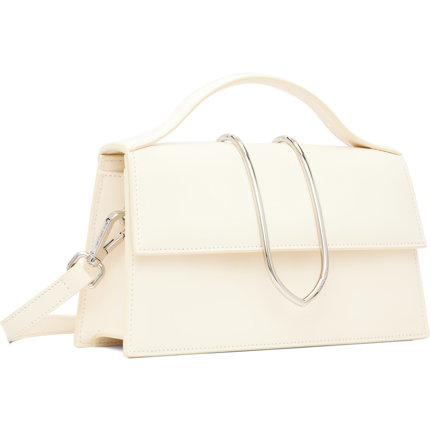  Jacquemus Off-white 'the Large Bambino' Bag 