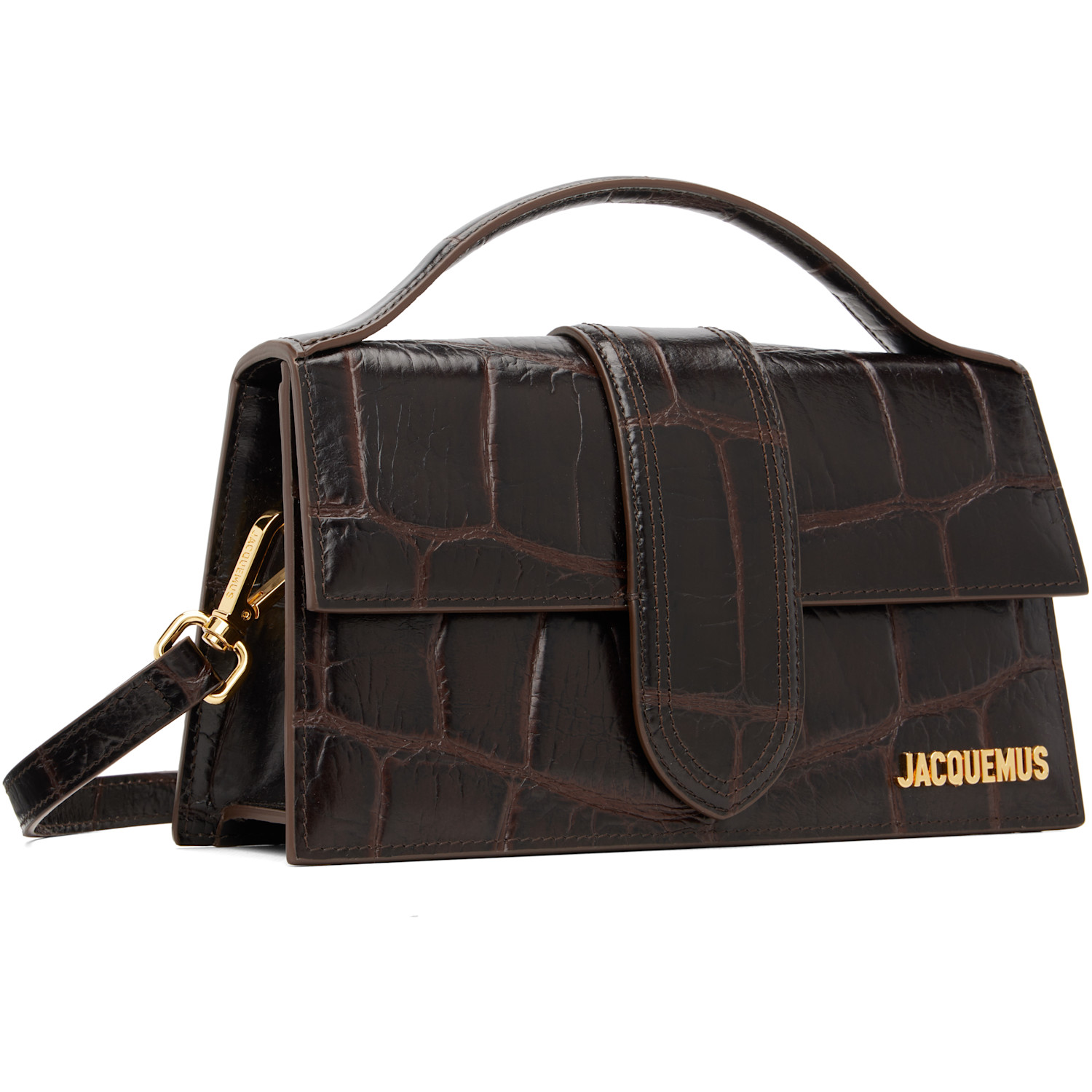  Jacquemus Brown 'the Large Bambino' Bag 