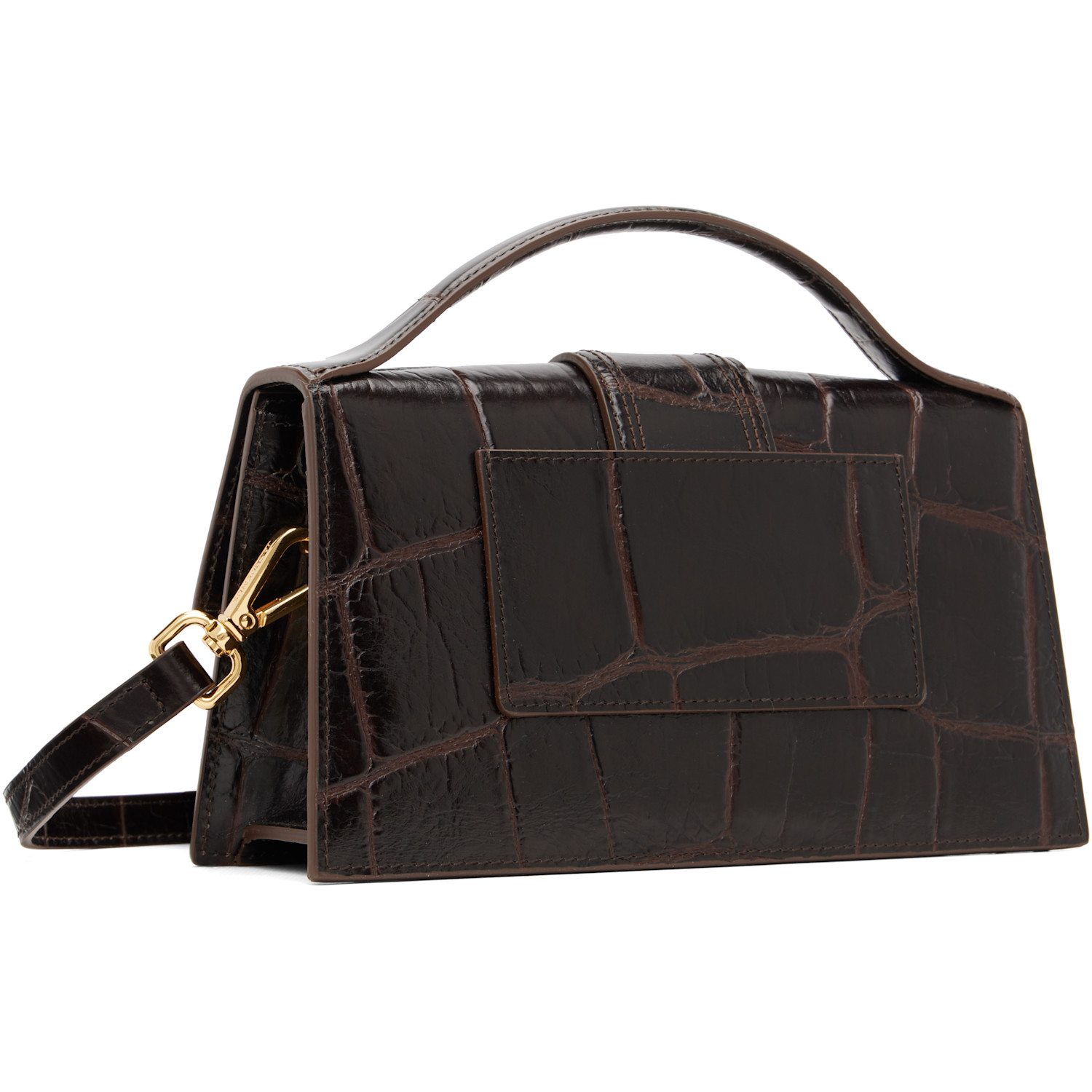  Jacquemus Brown 'the Large Bambino' Bag 