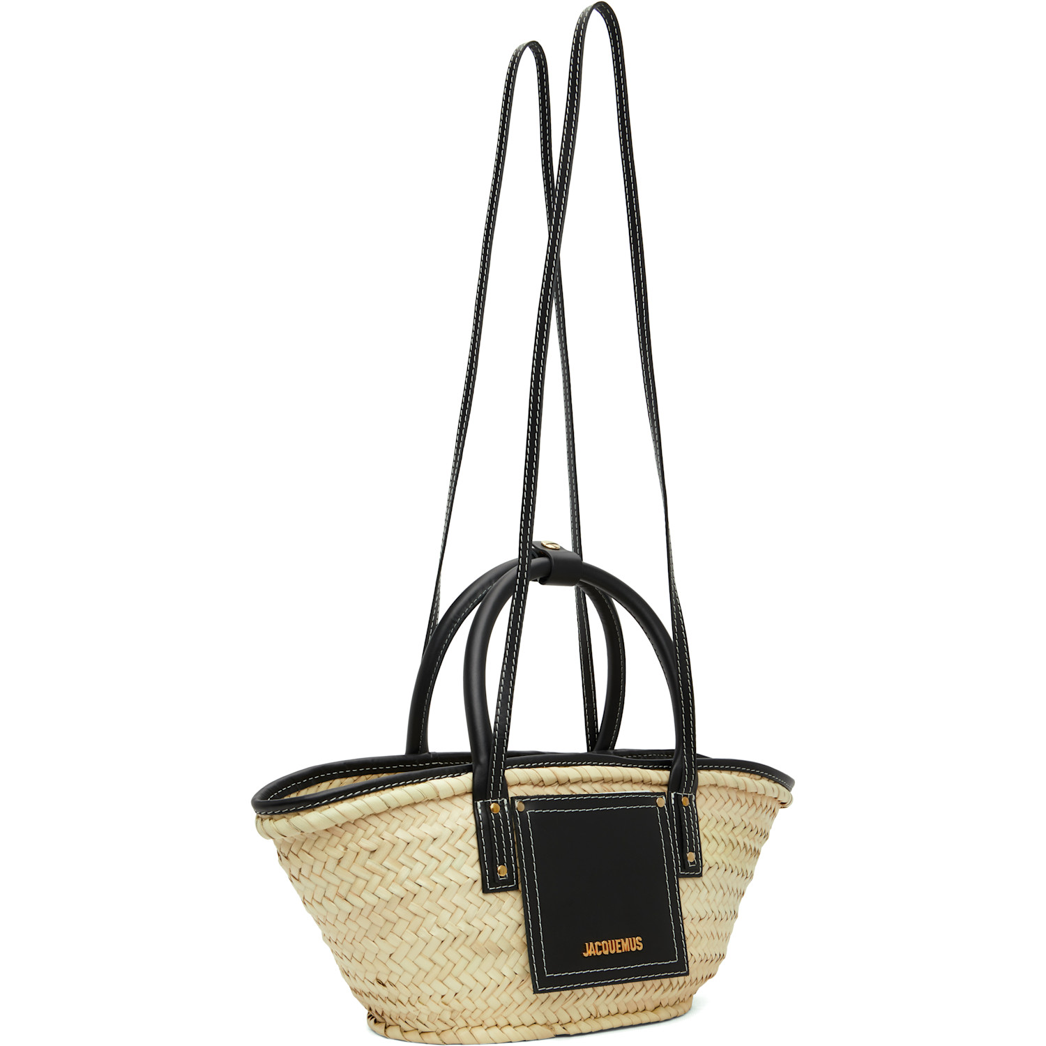 Jacquemus Beige 'the Small Soli Basket' Tote 