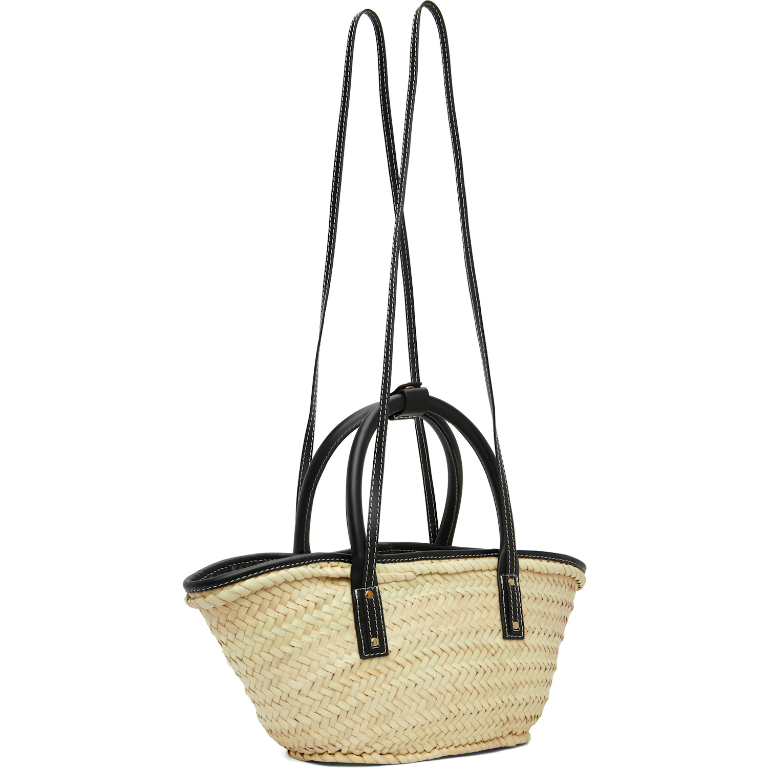  Jacquemus Beige 'the Small Soli Basket' Tote 