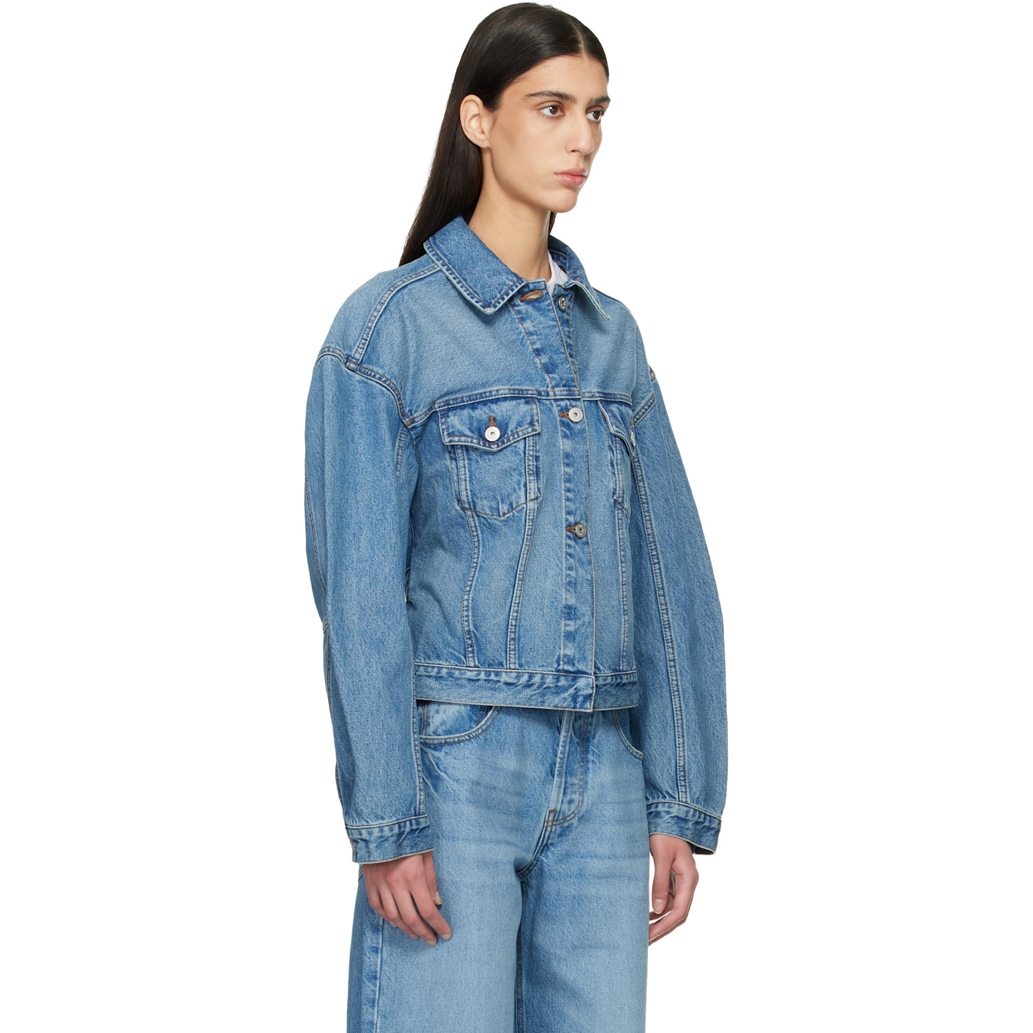 Jacquemus Blue Le Paysan 'the De-nîmes' Denim Jacket 