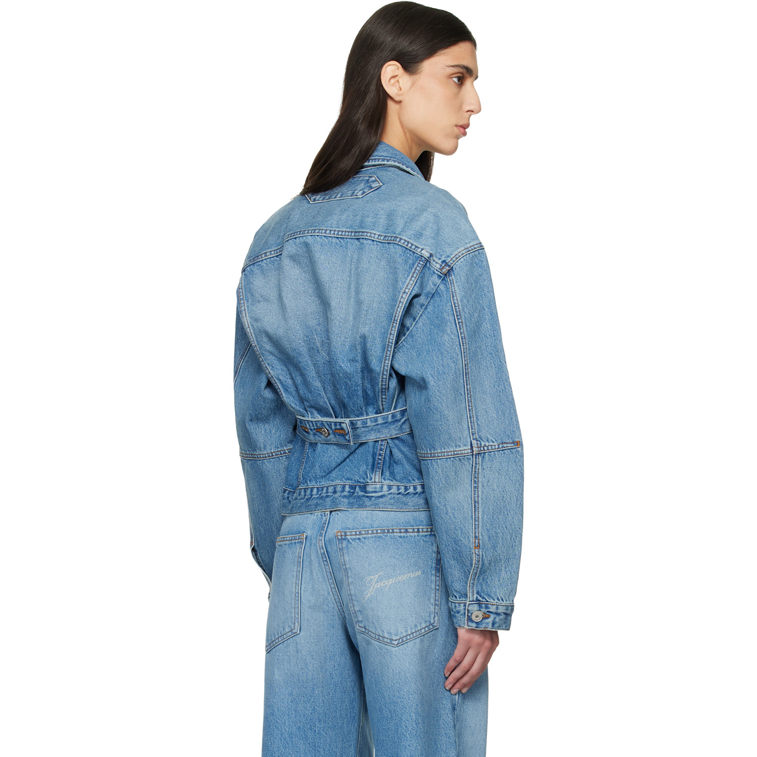  Jacquemus Blue Le Paysan 'the De-nîmes' Denim Jacket 