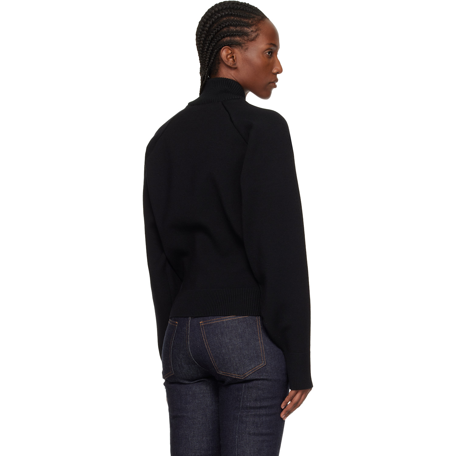  Jacquemus Black 'the Lavande' Cardigan Sweater 