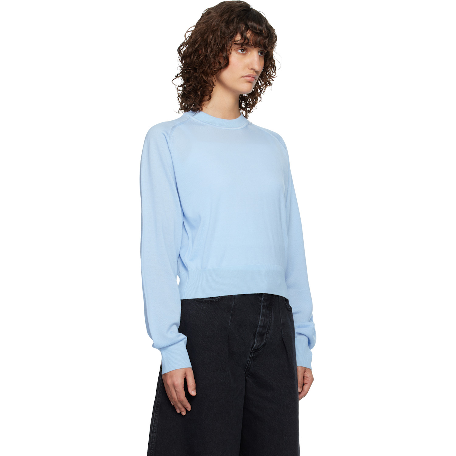  Jacquemus Blue 'the J' Sweater 