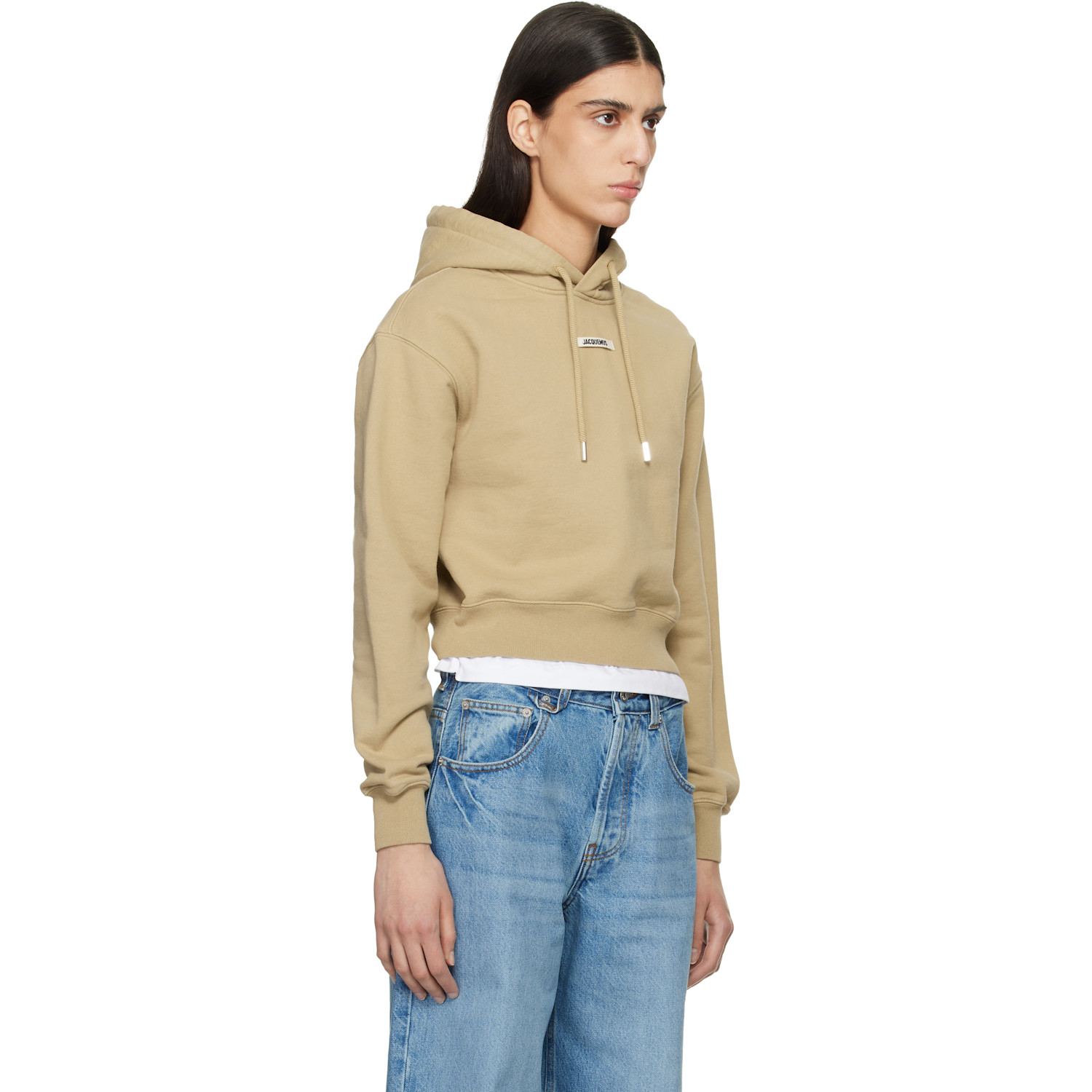  Jacquemus Beige 'the Gros Grain' Hoodie 