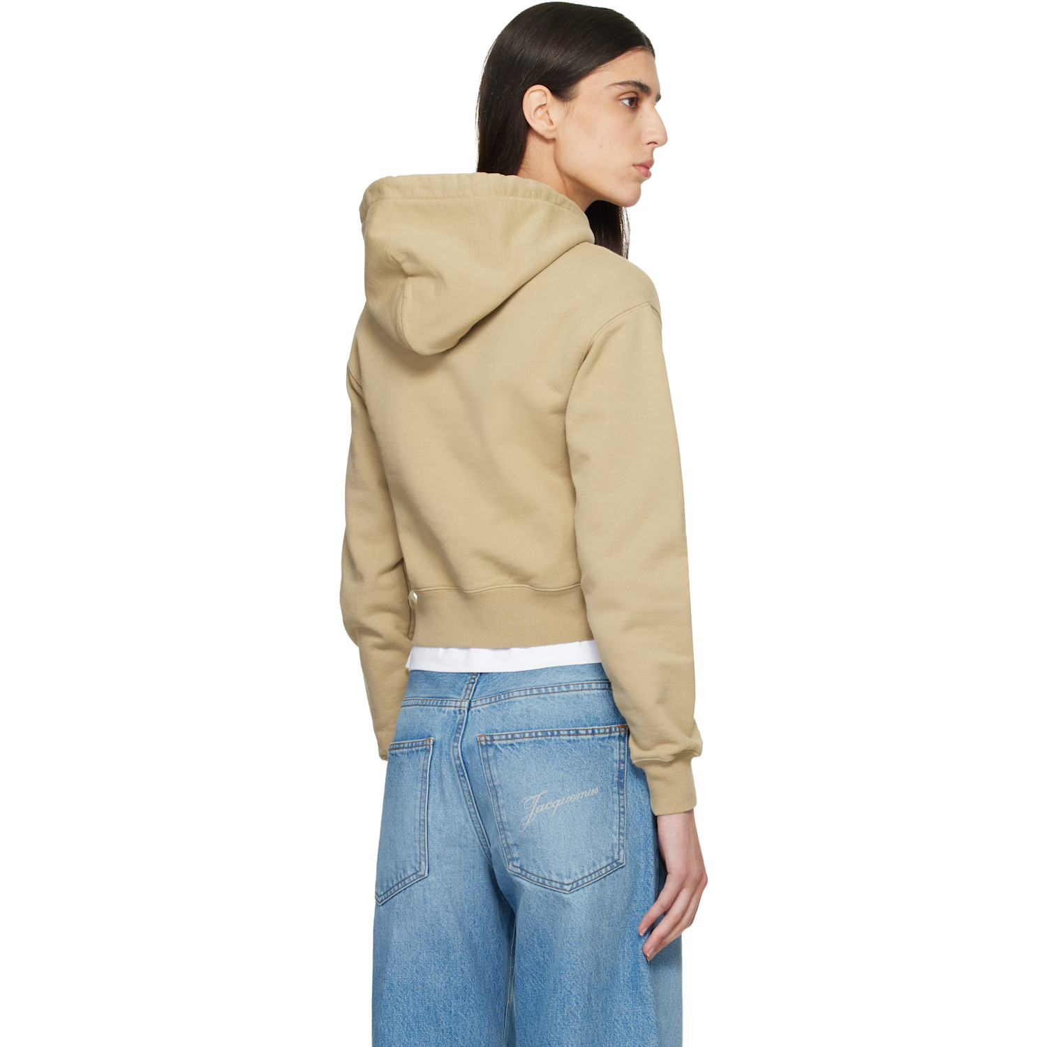  Jacquemus Beige 'the Gros Grain' Hoodie 
