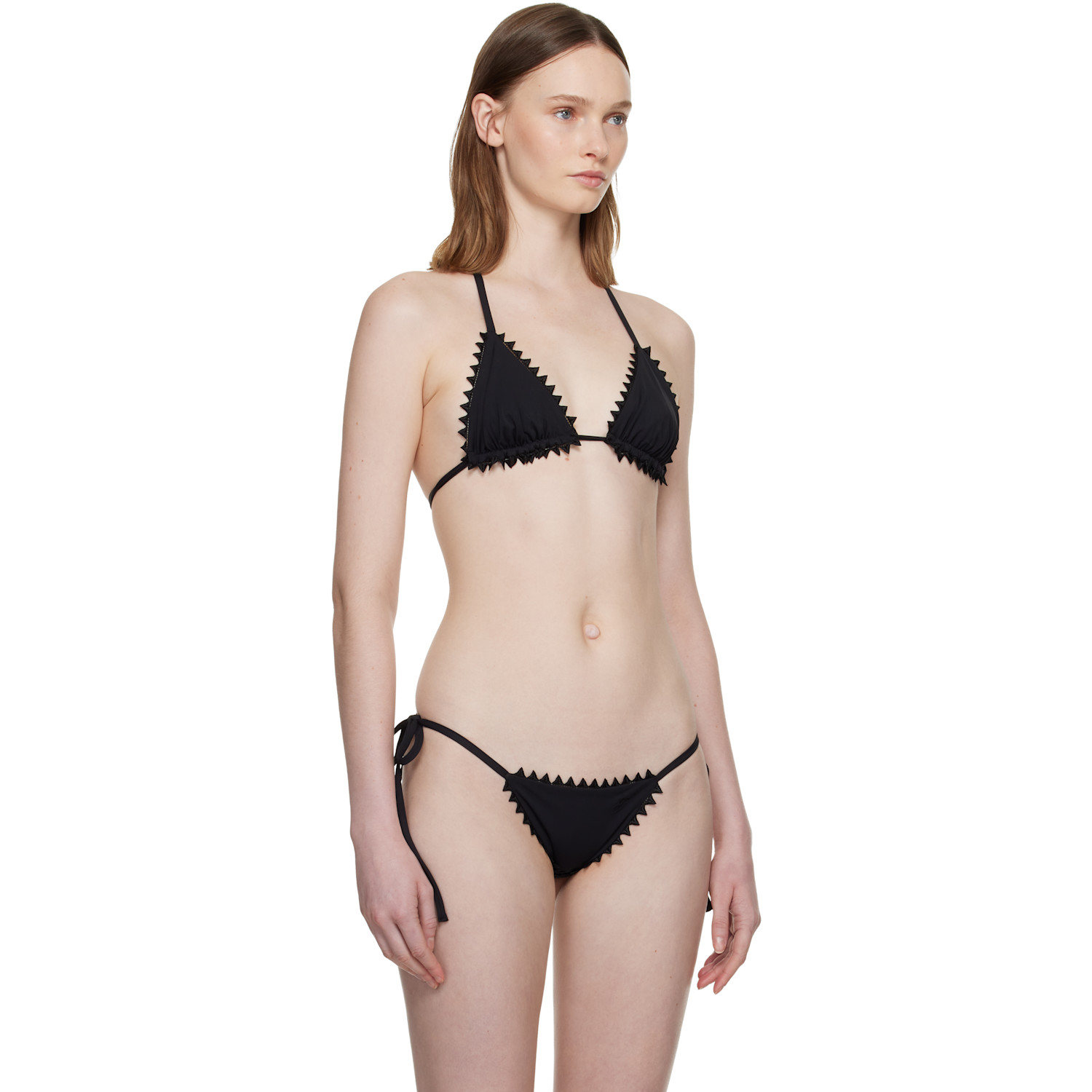  Jacquemus Black 'the Picot' Bikini Top 