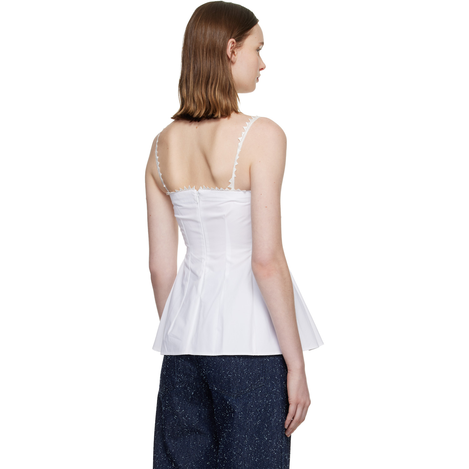  Jacquemus White 'the Traversin' Top 