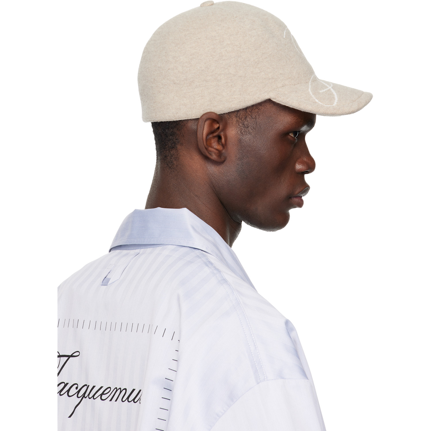 Jacquemus Beige 'the Atelier' Baseball Cap 
