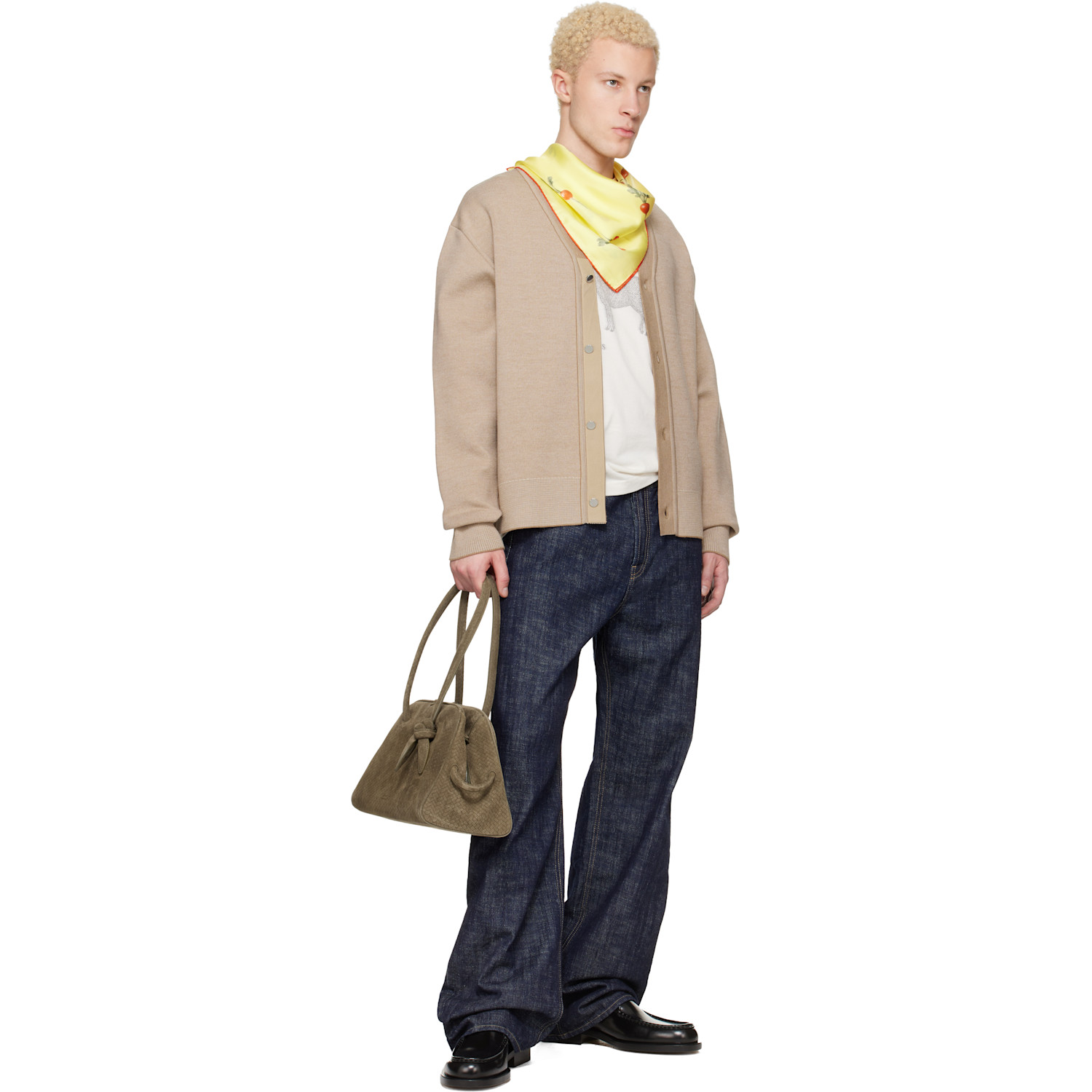  Jacquemus Yellow 'the Radish' Scarf 