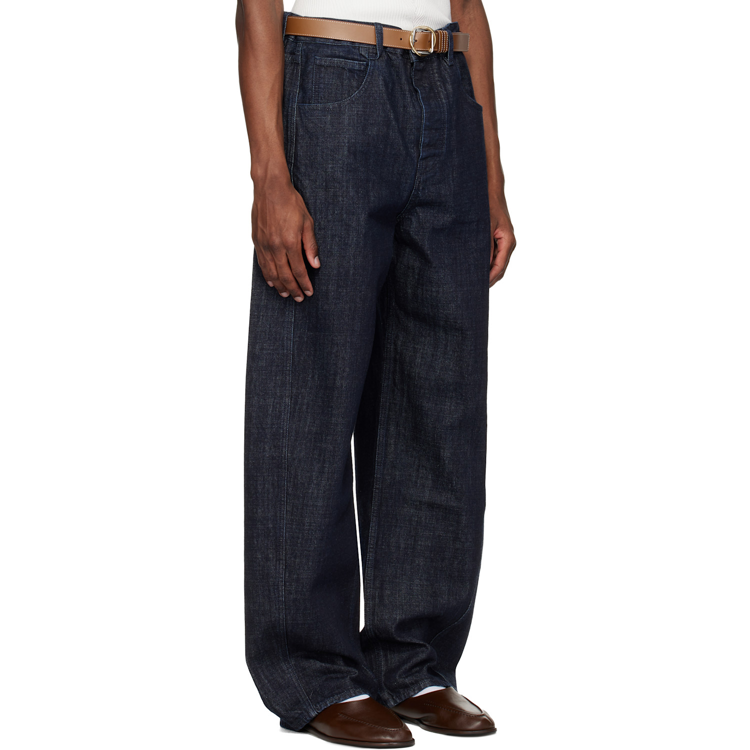  Jacquemus Navy 'the Mirada De-nîmes Denim' Jeans 