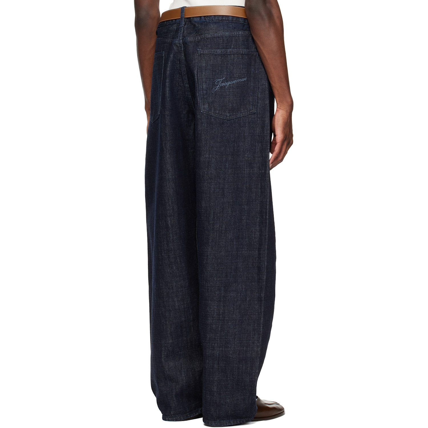 Jacquemus Navy 'the Mirada De-nîmes Denim' Jeans 