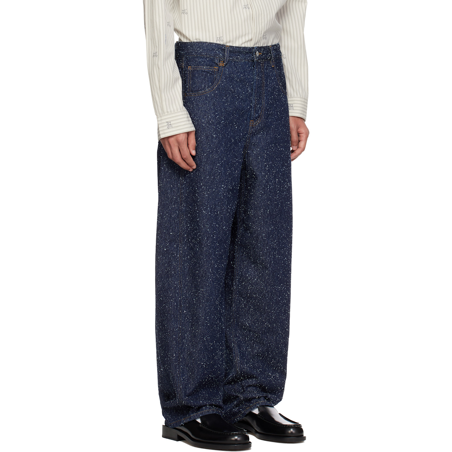 Jacquemus Navy 'the Mirada De-nîmes' Jeans 
