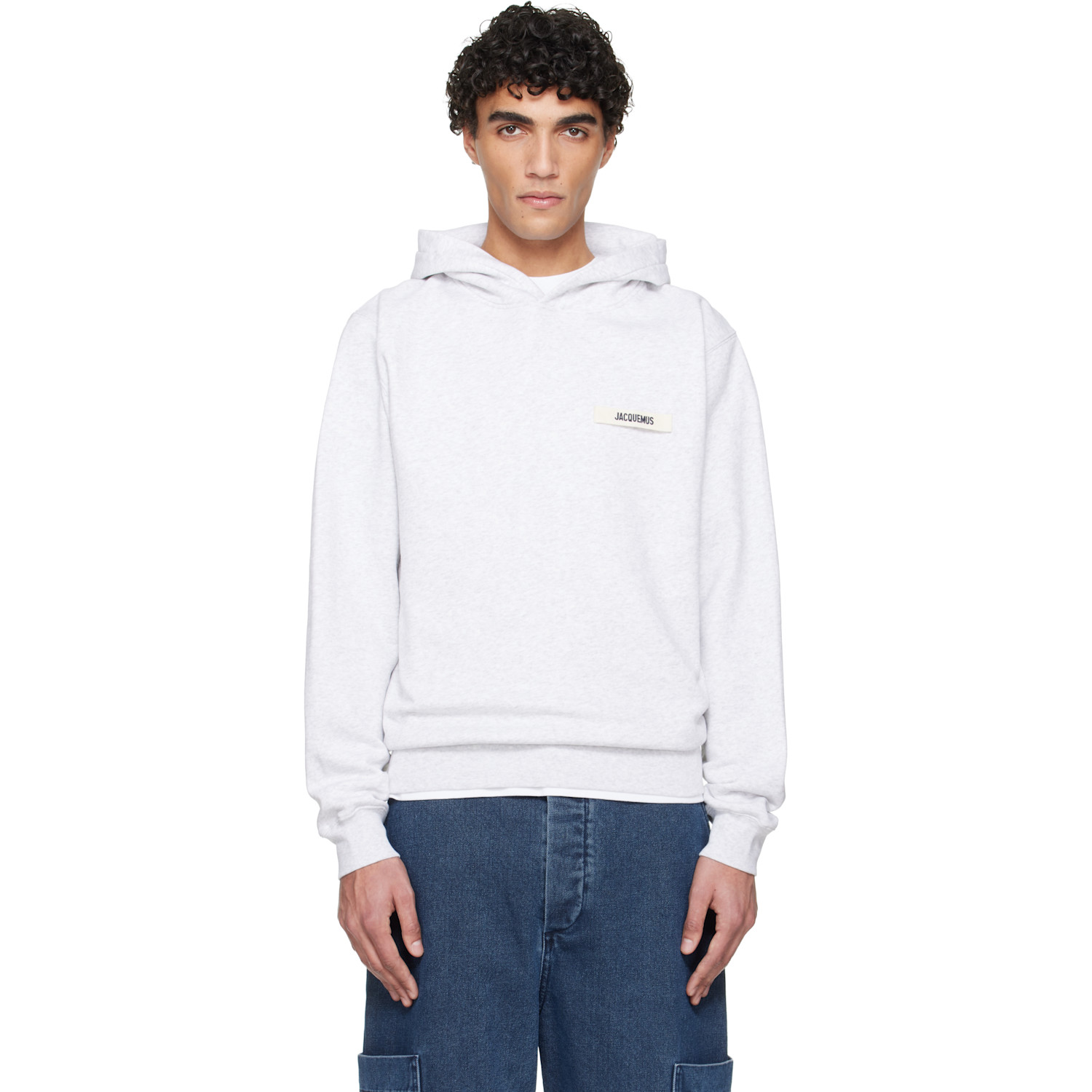 JACQUEMUS Gray 'The Gros Grain' Hoodie